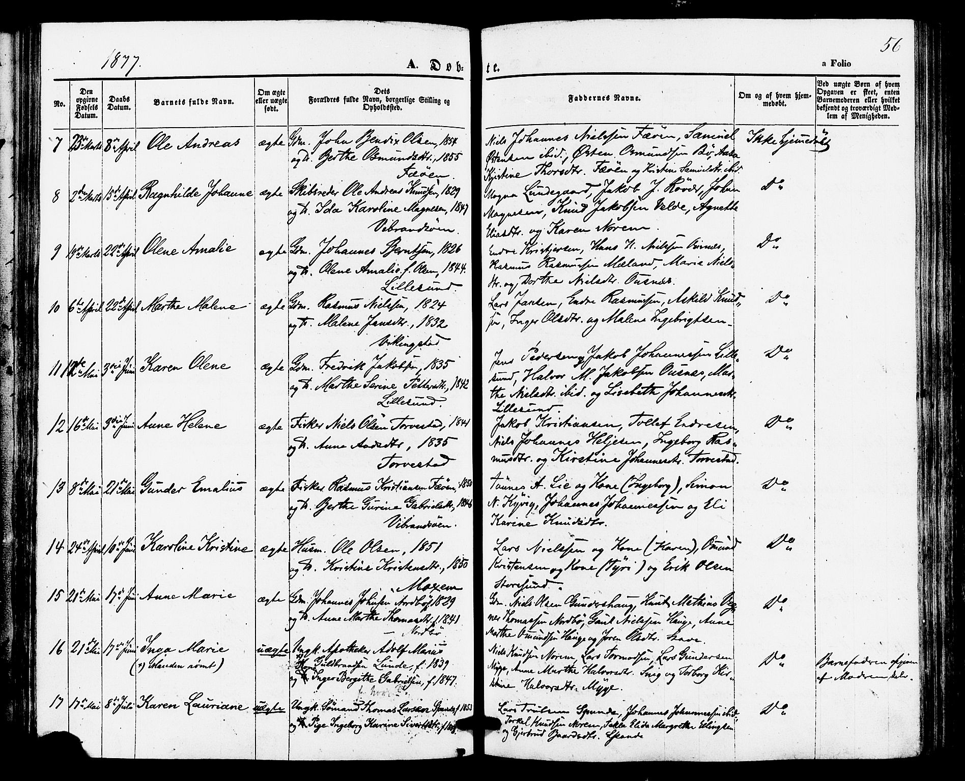 Torvastad sokneprestkontor, AV/SAST-A -101857/H/Ha/Haa/L0010: Parish register (official) no. A 10, 1857-1878, p. 56