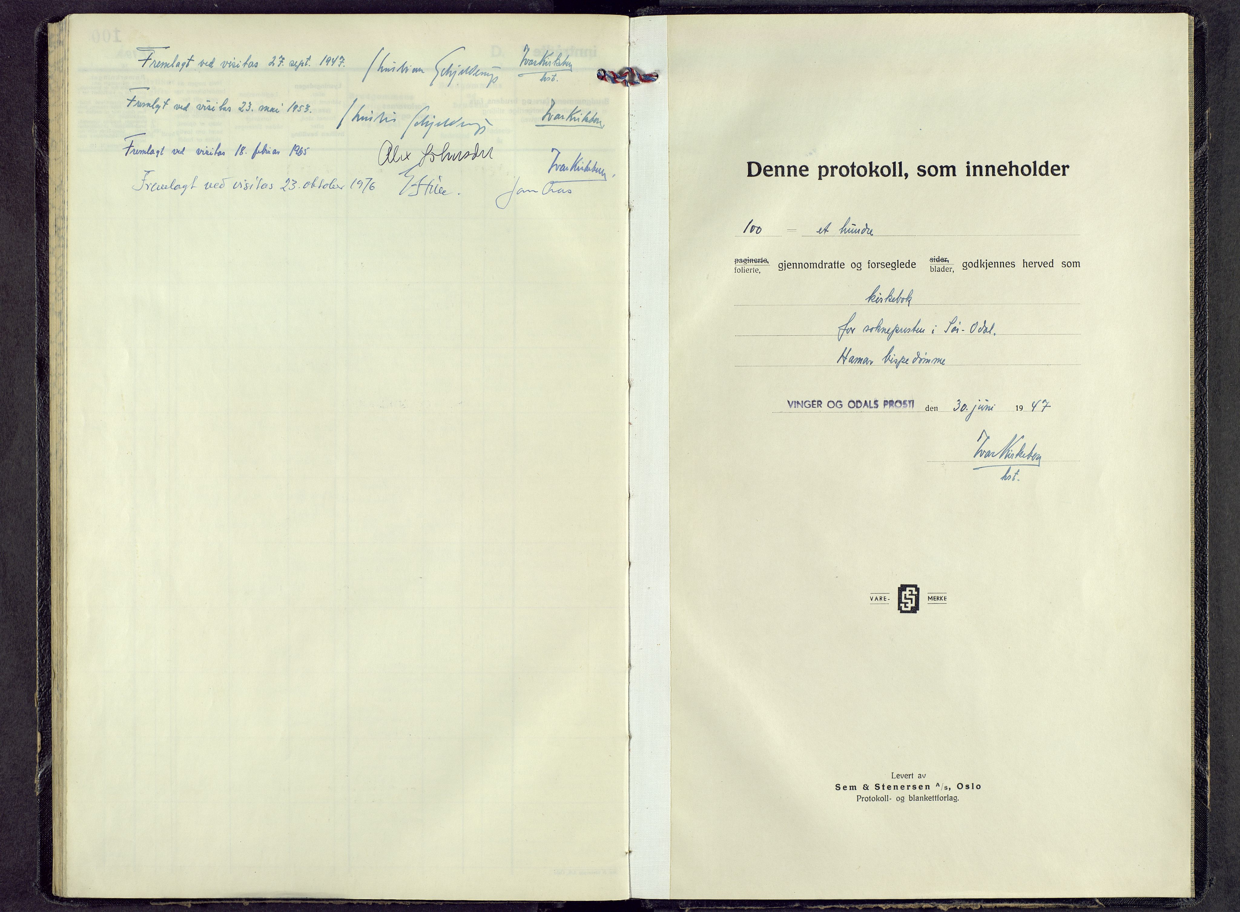 Sør-Odal prestekontor, SAH/PREST-030/H/Ha/Haa/L0015: Parish register (official) no. 15, 1945-1972, p. 101