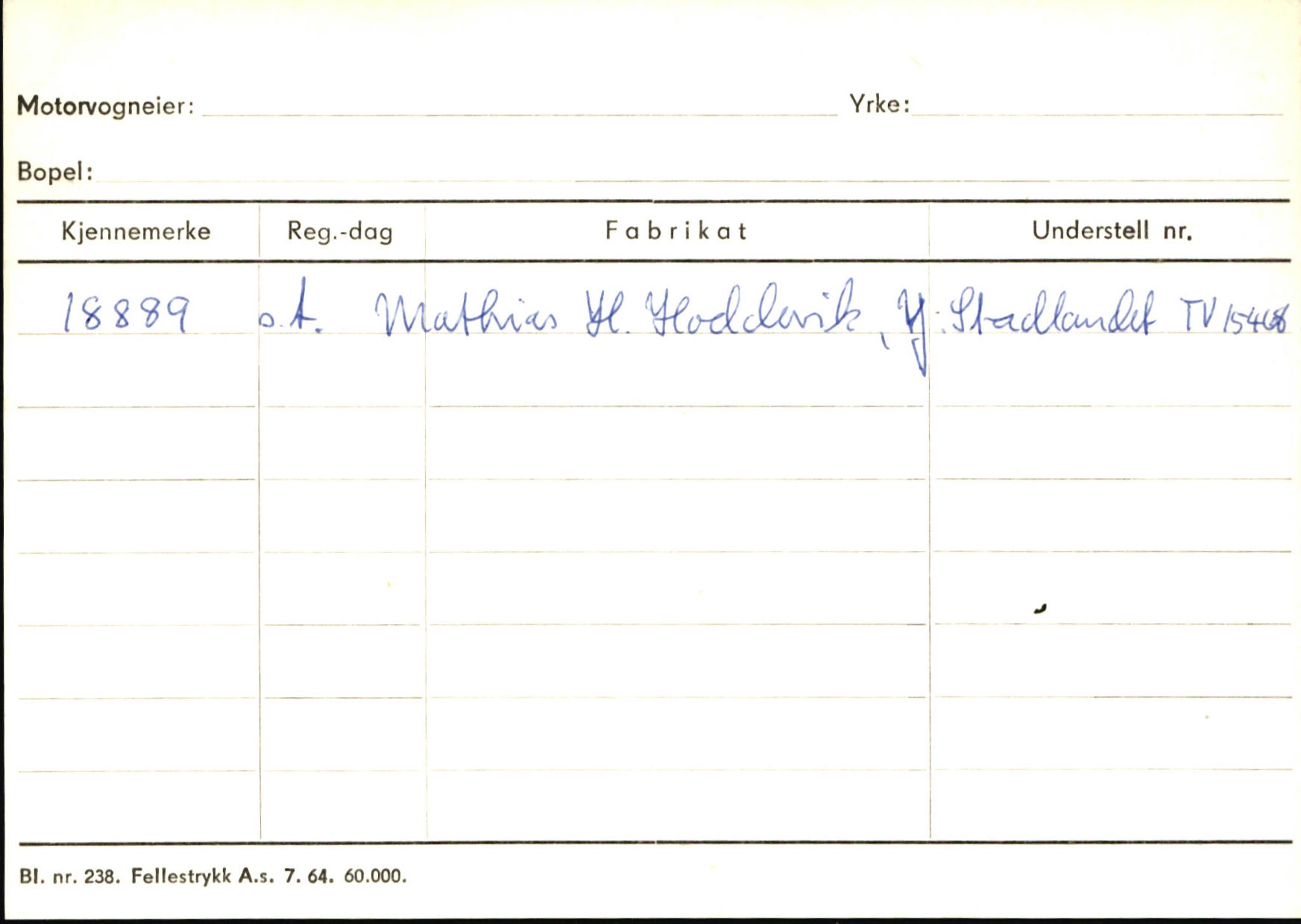 Statens vegvesen, Sogn og Fjordane vegkontor, AV/SAB-A-5301/4/F/L0145: Registerkort Vågsøy S-Å. Årdal I-P, 1945-1975, p. 390