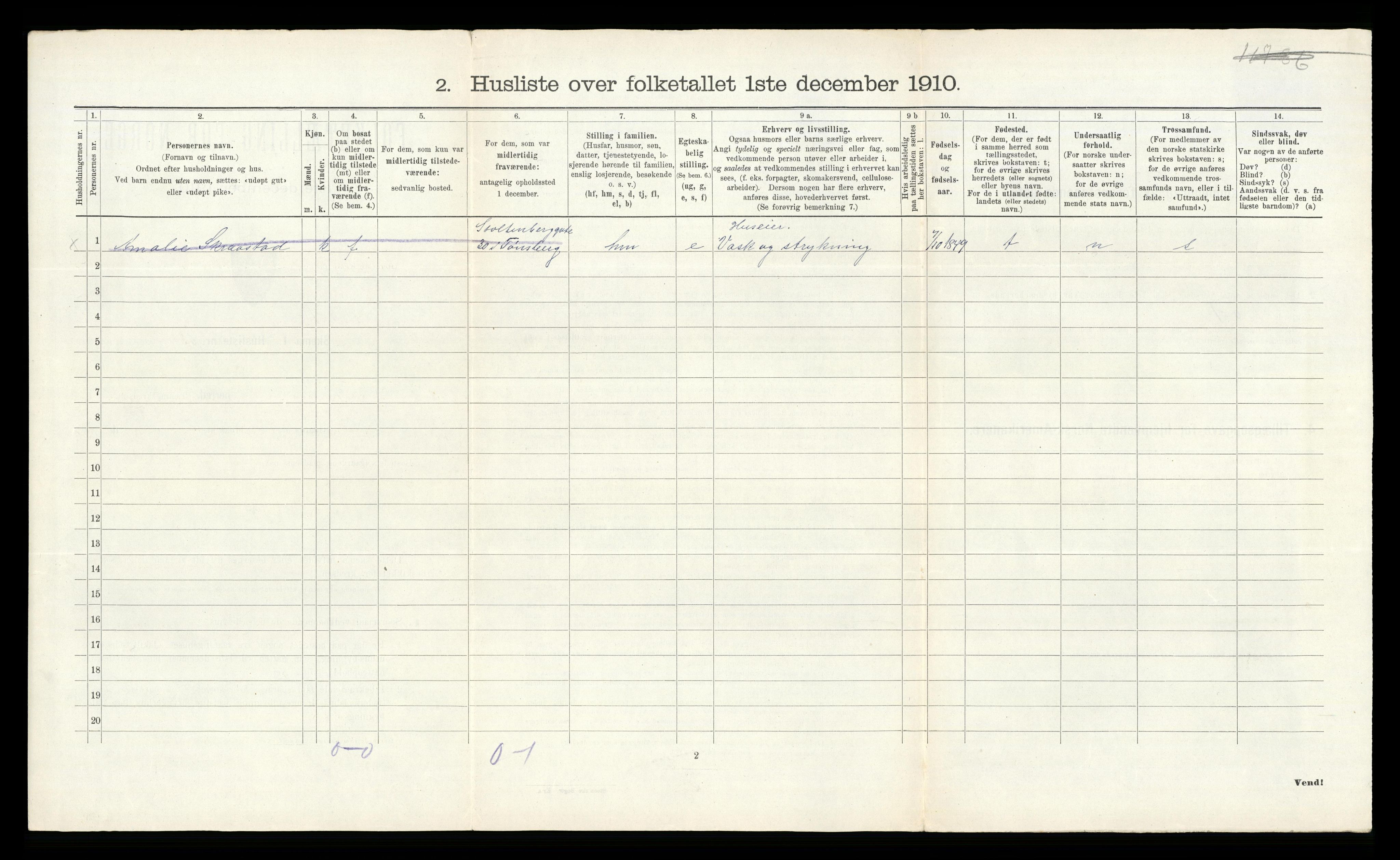 RA, 1910 census for Nøtterøy, 1910, p. 803