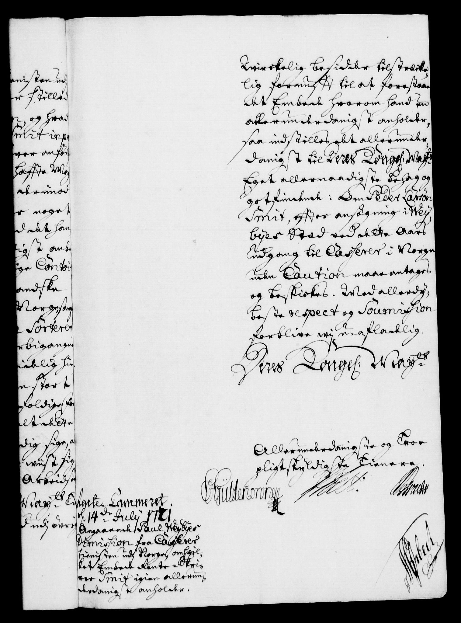 Rentekammeret, Kammerkanselliet, RA/EA-3111/G/Gf/Gfa/L0004: Norsk relasjons- og resolusjonsprotokoll (merket RK 52.4), 1721, p. 1226