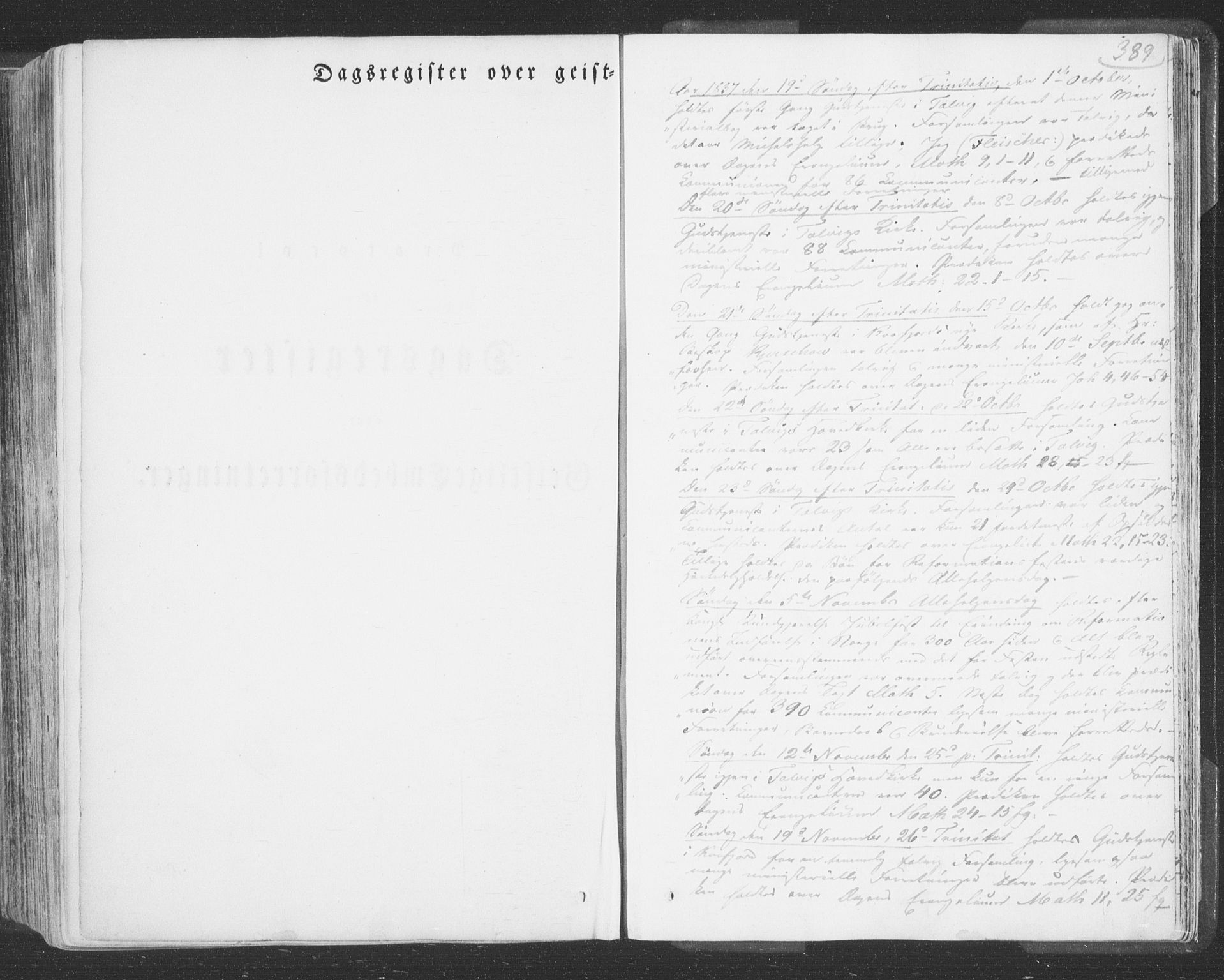 Talvik sokneprestkontor, SATØ/S-1337/H/Ha/L0009kirke: Parish register (official) no. 9, 1837-1852, p. 389