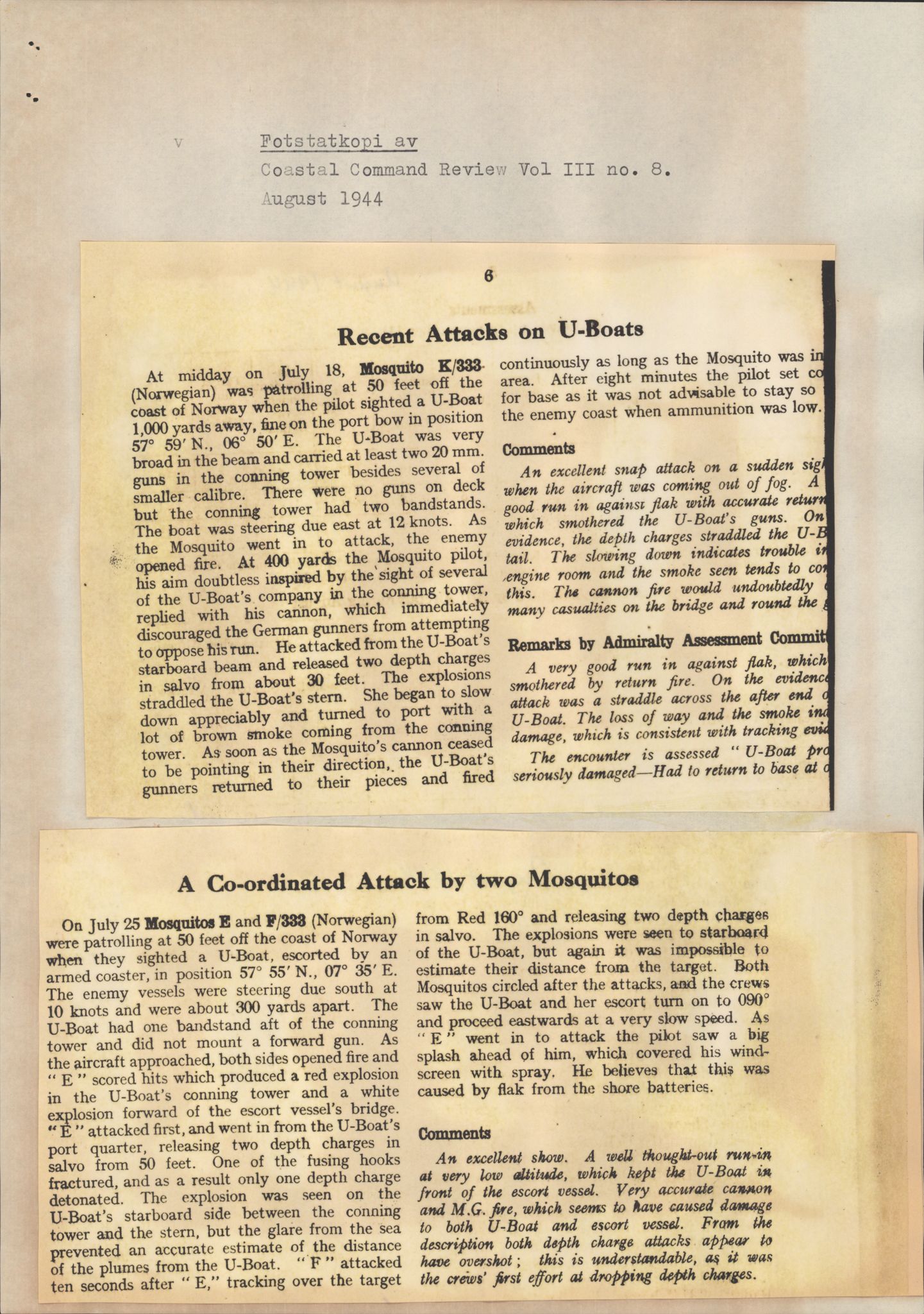 Forsvaret, 333 Skvadron, AV/RA-RAFA-2003/1/Da/L0038: --, 1941-1970, p. 591