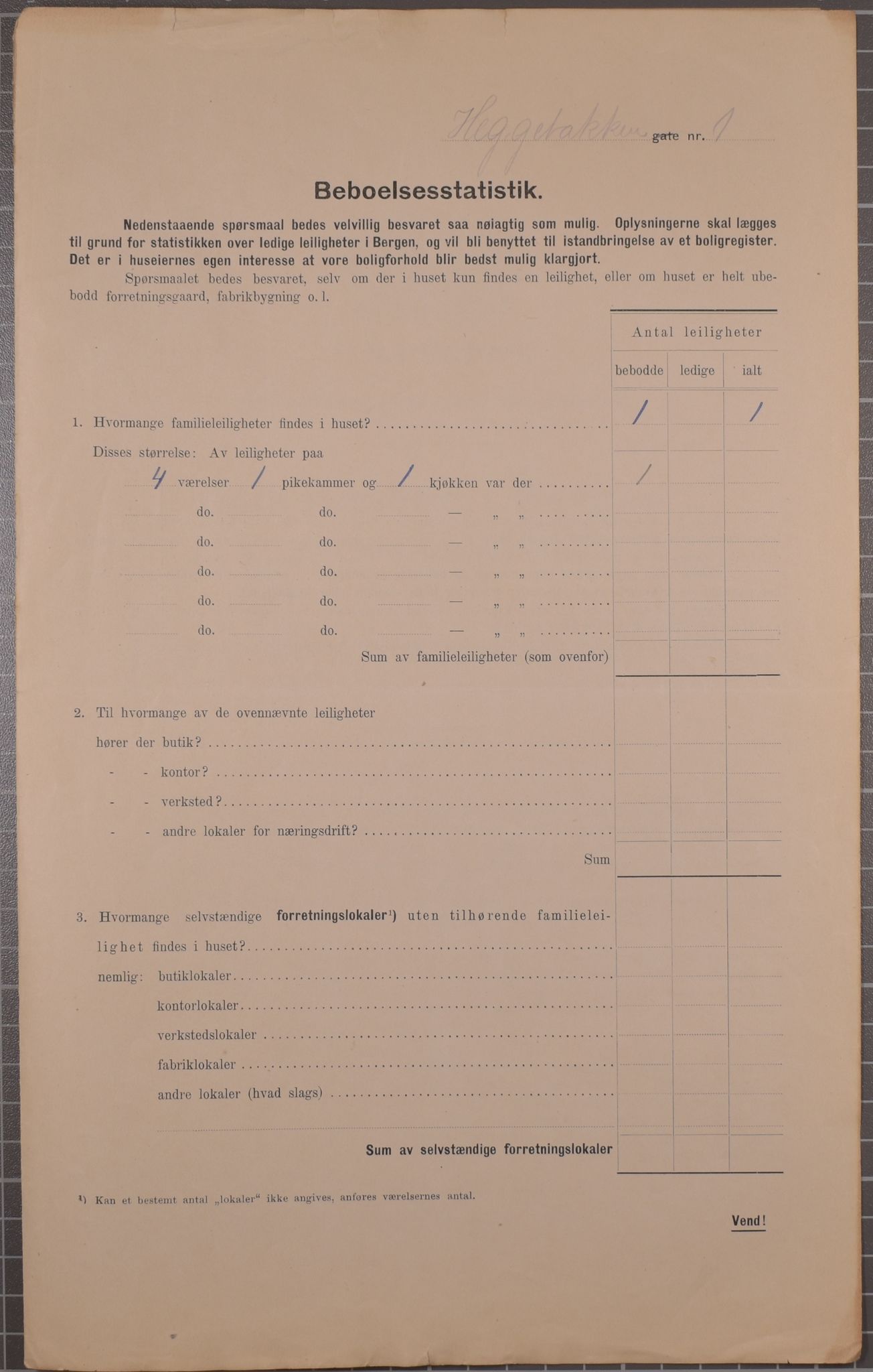 SAB, Municipal Census 1912 for Bergen, 1912, p. 1902