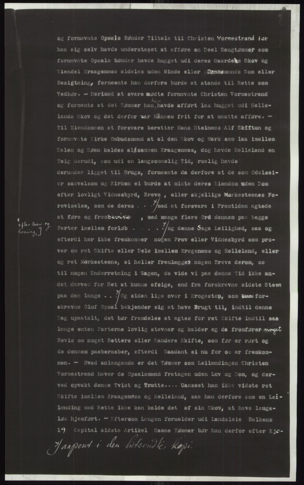 Samlinger til kildeutgivelse, Diplomavskriftsamlingen, AV/RA-EA-4053/H/Ha, p. 2199