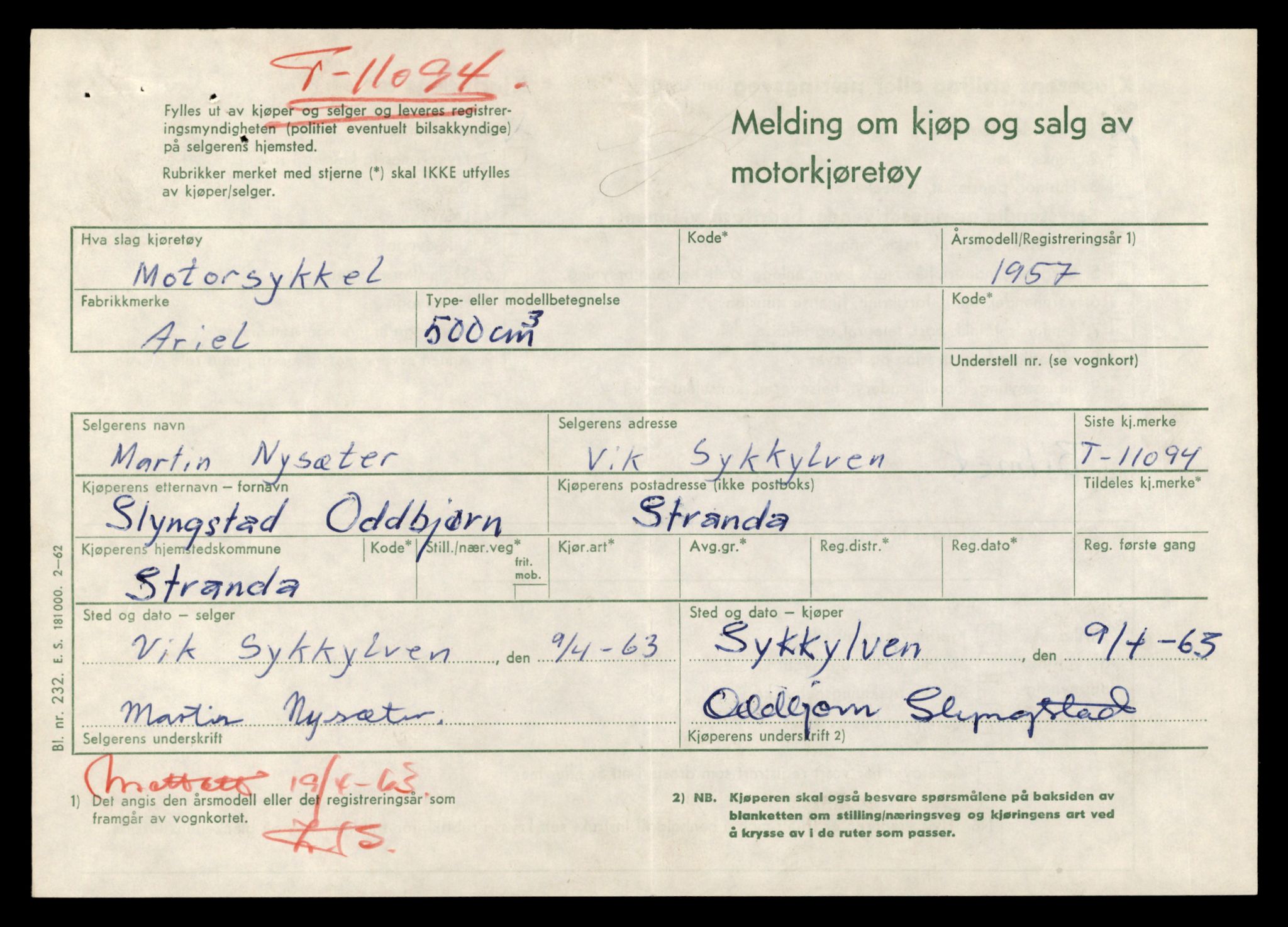 Møre og Romsdal vegkontor - Ålesund trafikkstasjon, AV/SAT-A-4099/F/Fe/L0026: Registreringskort for kjøretøy T 11046 - T 11160, 1927-1998, p. 1381