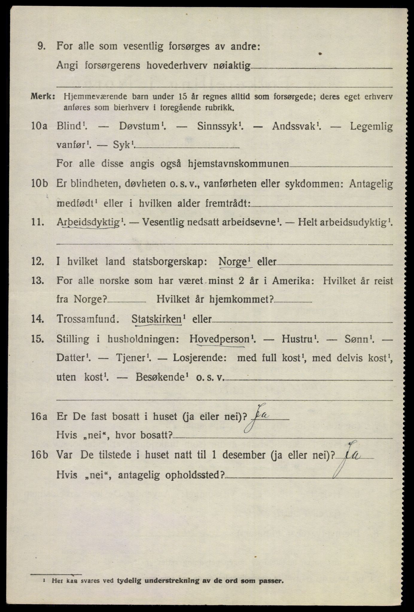 SAKO, 1920 census for Gol, 1920, p. 2727