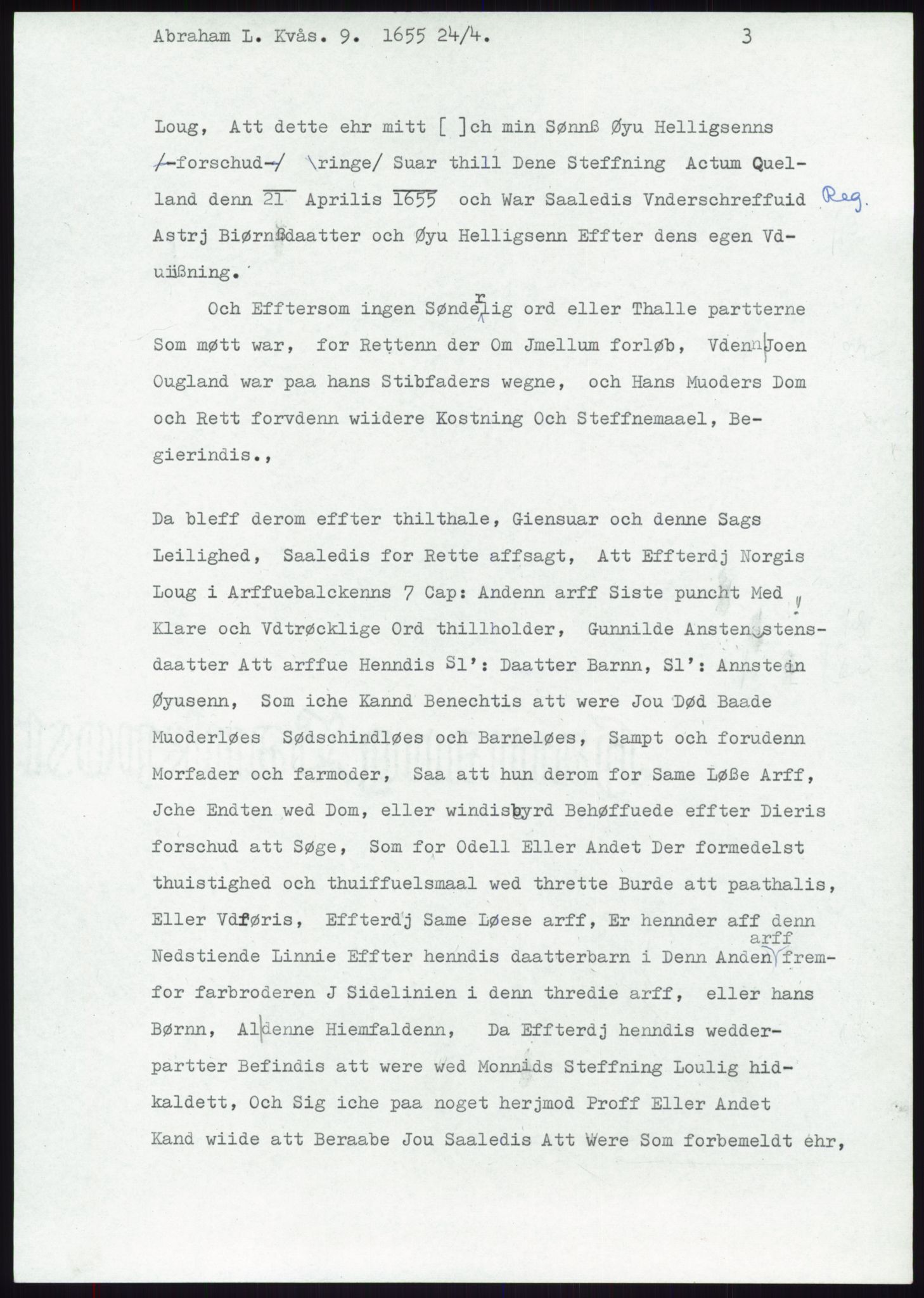 Samlinger til kildeutgivelse, Diplomavskriftsamlingen, AV/RA-EA-4053/H/Ha, p. 1904