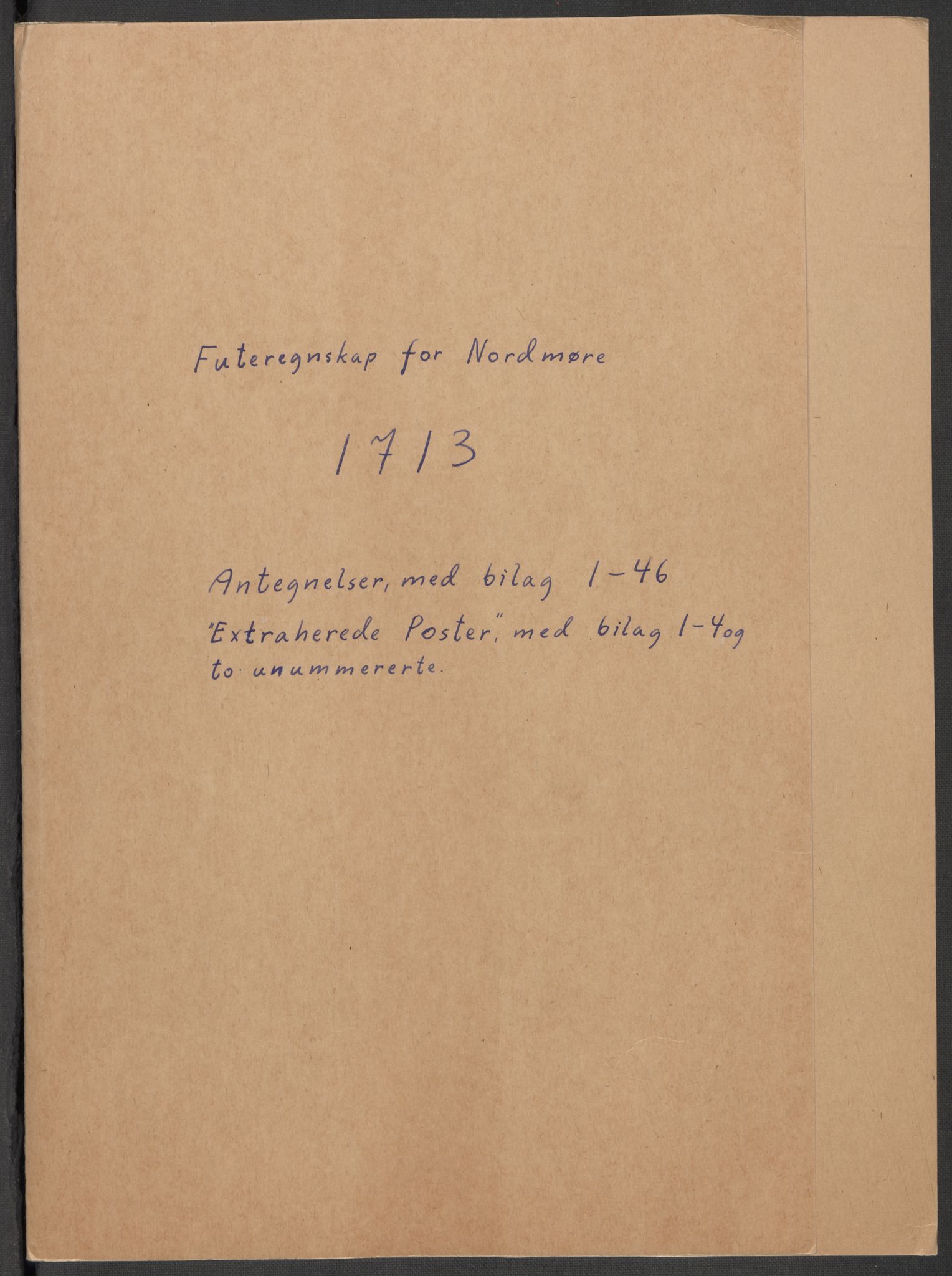 Rentekammeret inntil 1814, Reviderte regnskaper, Fogderegnskap, RA/EA-4092/R56/L3747: Fogderegnskap Nordmøre, 1713, p. 295