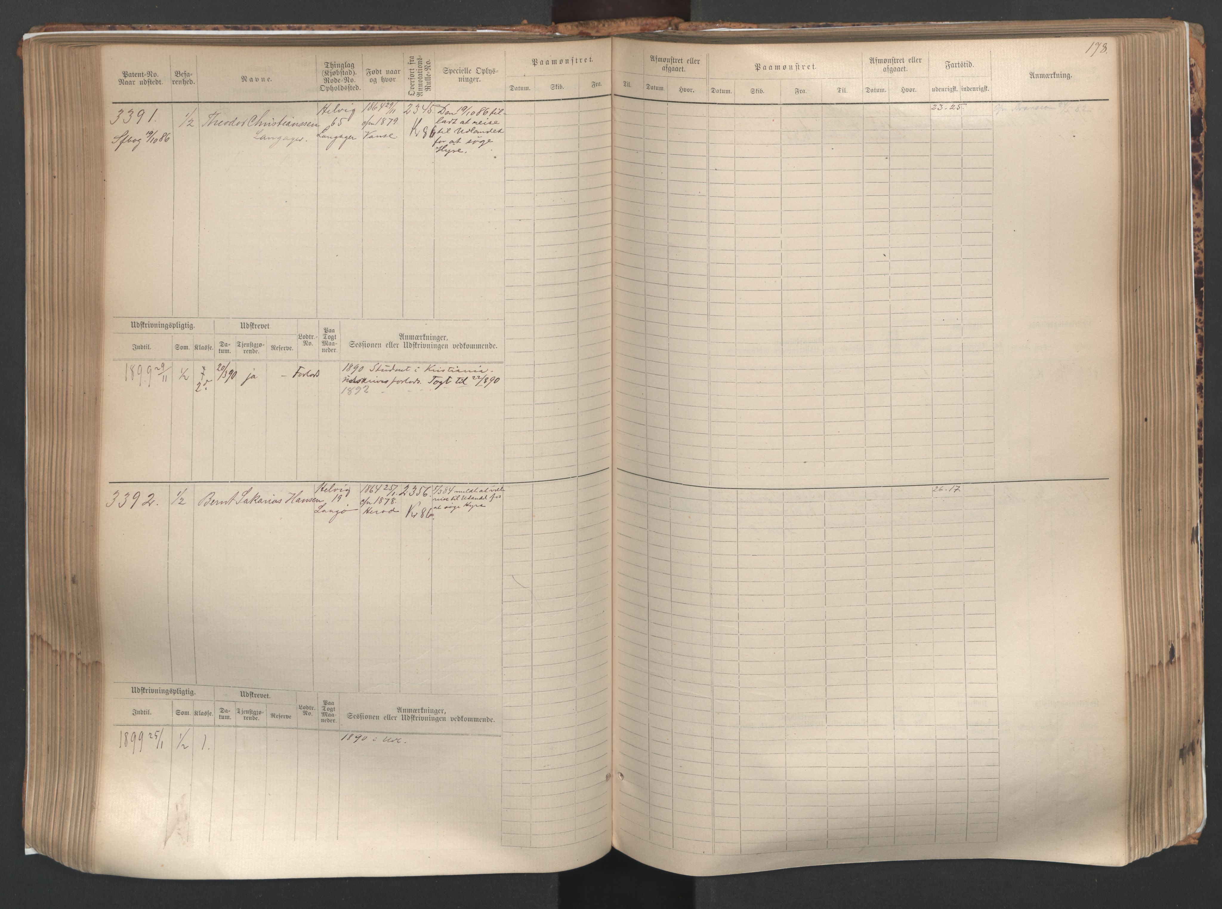 Farsund mønstringskrets, AV/SAK-2031-0017/F/Fb/L0005: Hovedrulle nr 3041-3804, M-8, 1883-1930, p. 181