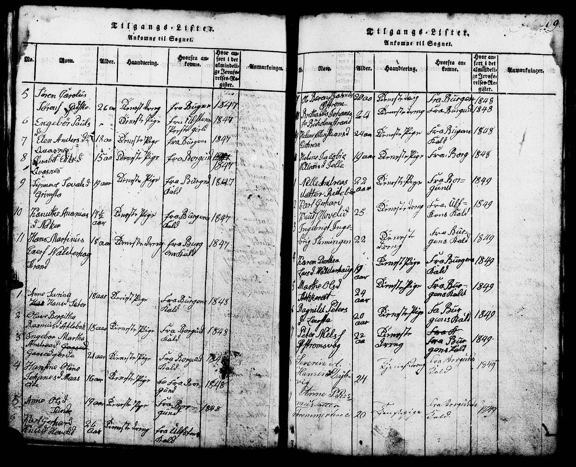 Ministerialprotokoller, klokkerbøker og fødselsregistre - Møre og Romsdal, AV/SAT-A-1454/537/L0520: Parish register (copy) no. 537C01, 1819-1868, p. 309