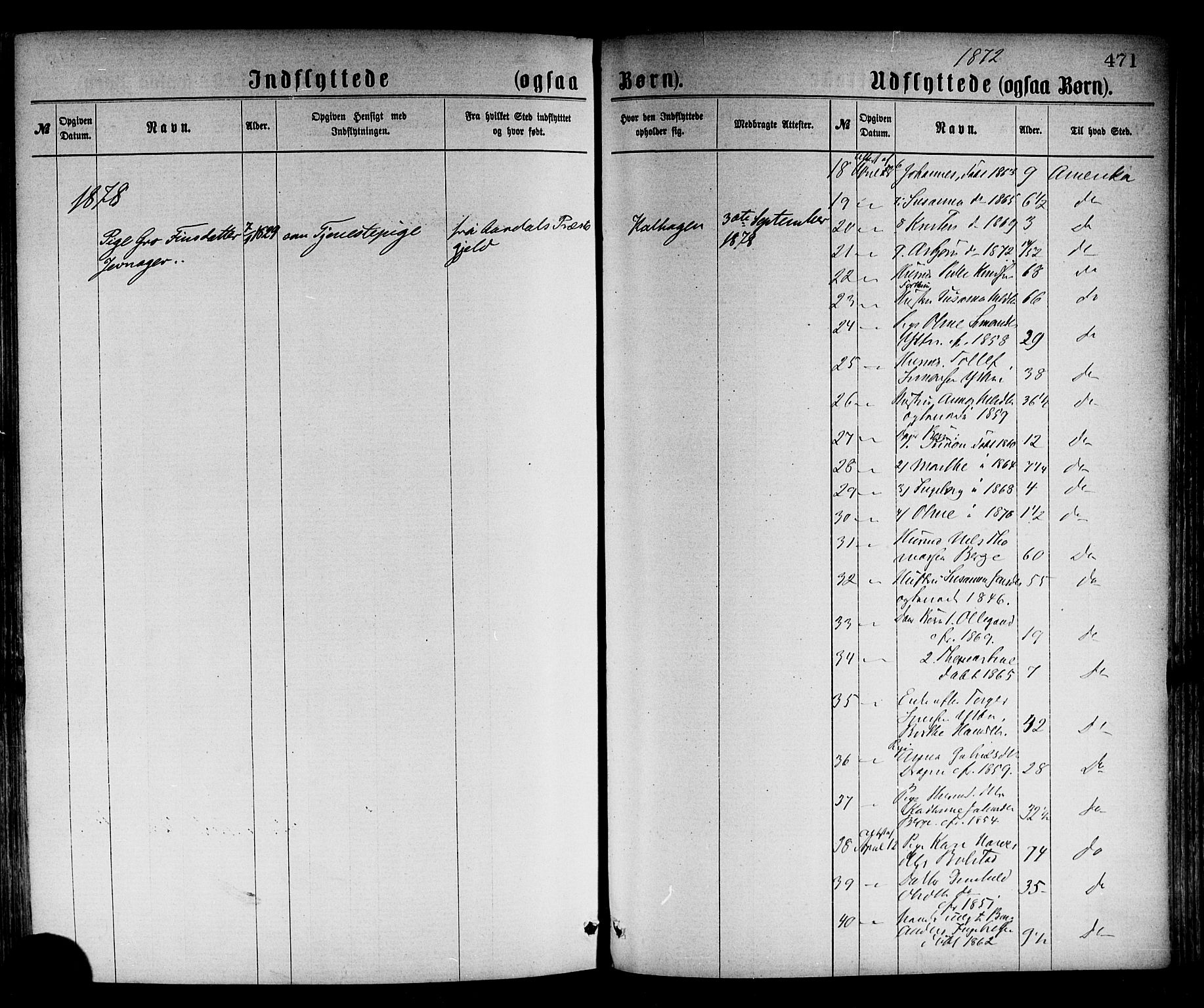 Luster sokneprestembete, SAB/A-81101/H/Haa/Haaa/L0010: Parish register (official) no. A 10, 1871-1886, p. 471