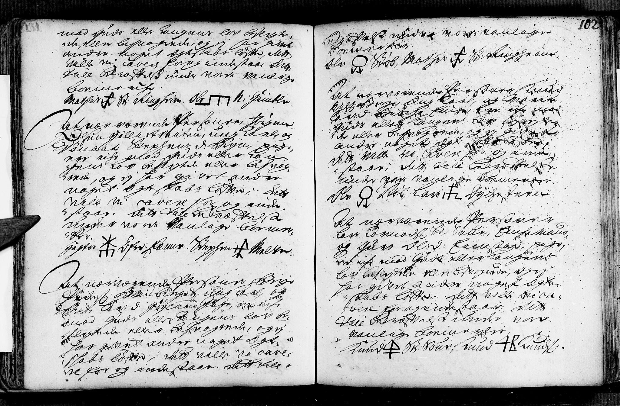 Voss sokneprestembete, AV/SAB-A-79001/H/Haa: Parish register (official) no. A 2, 1709-1730, p. 102