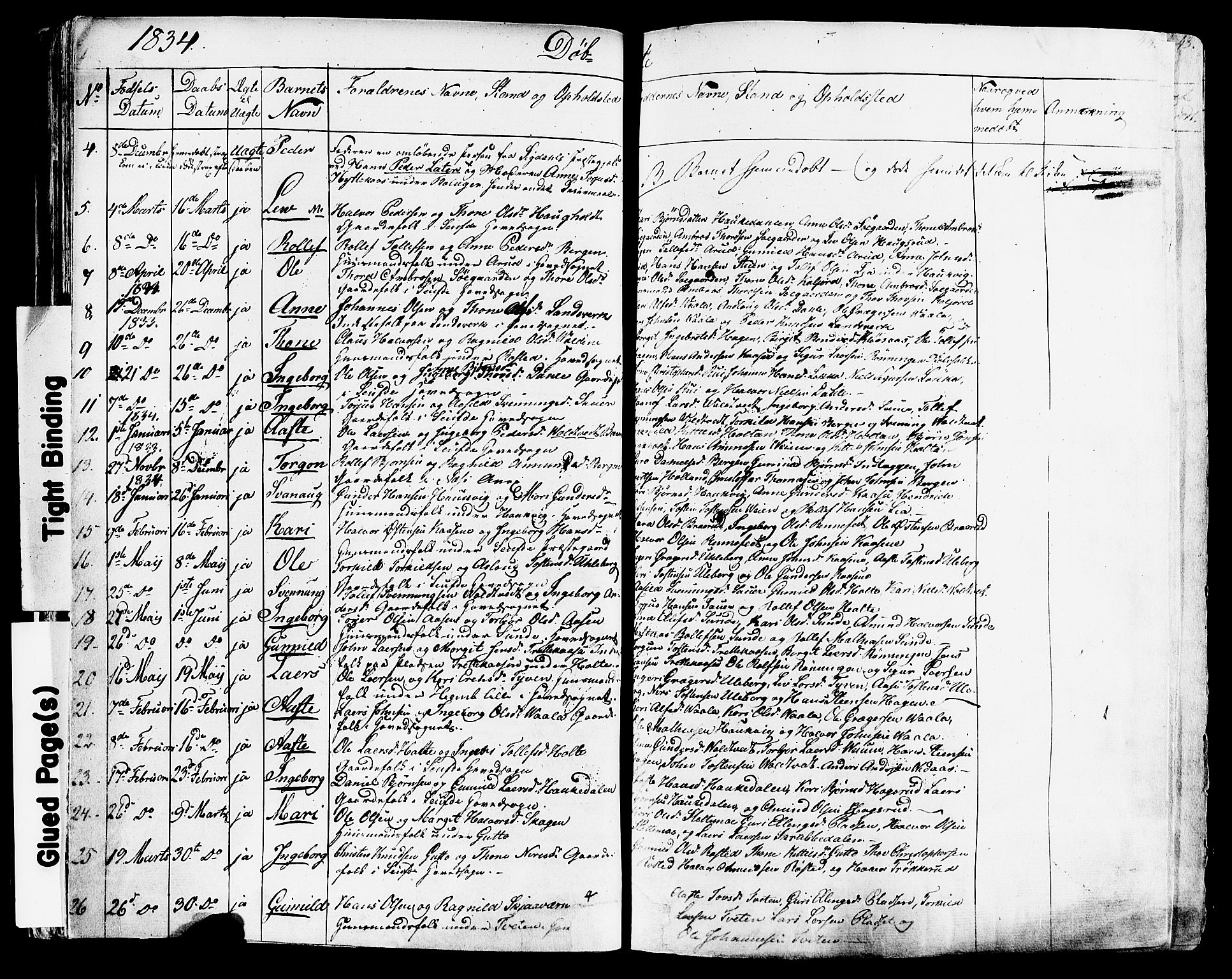 Sauherad kirkebøker, SAKO/A-298/F/Fa/L0006: Parish register (official) no. I 6, 1827-1850, p. 44
