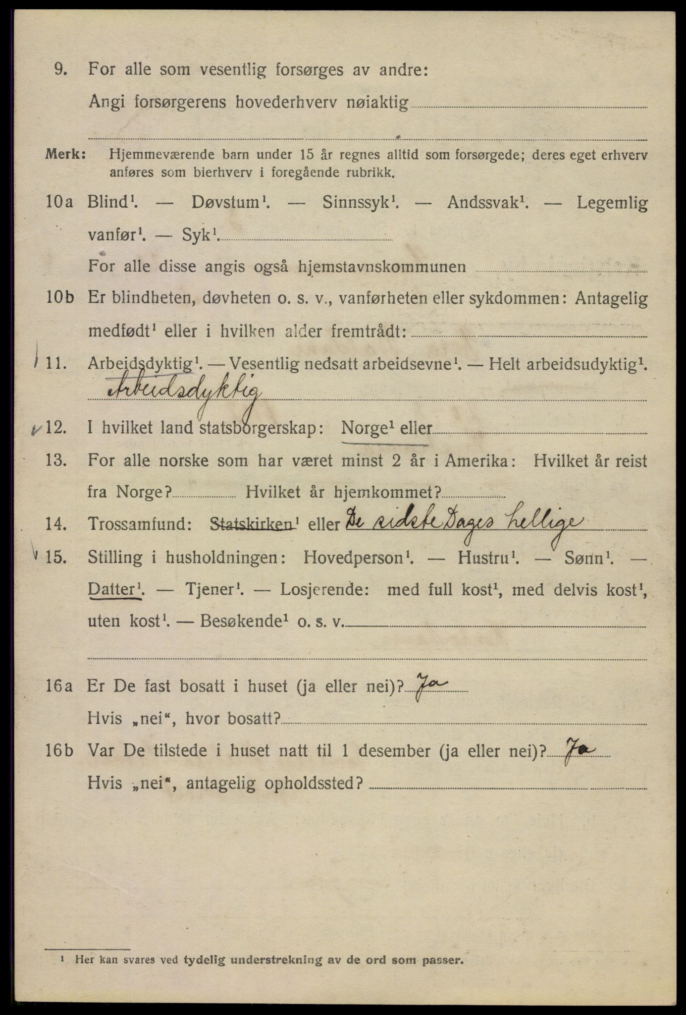 SAO, 1920 census for Kristiania, 1920, p. 273070