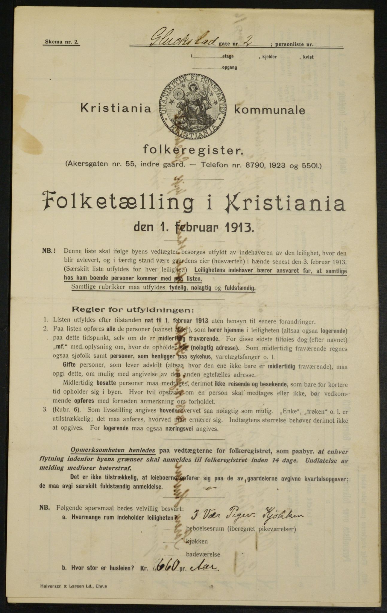 OBA, Municipal Census 1913 for Kristiania, 1913, p. 29469