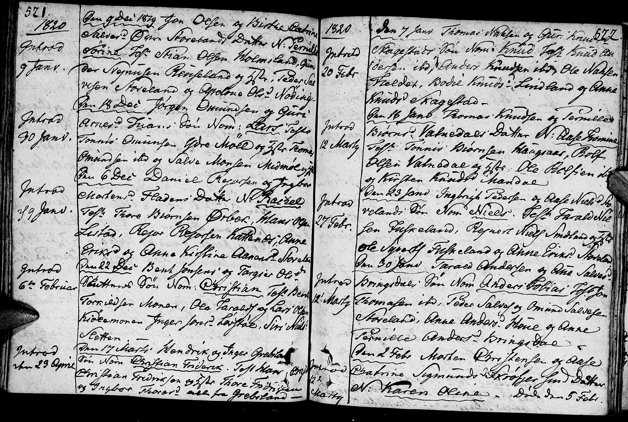 Holum sokneprestkontor, AV/SAK-1111-0022/F/Fa/Faa/L0003: Parish register (official) no. A 3, 1780-1821, p. 521-522