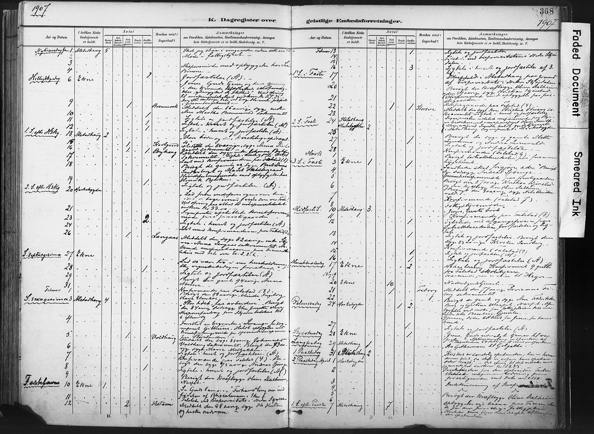 Ministerialprotokoller, klokkerbøker og fødselsregistre - Nord-Trøndelag, AV/SAT-A-1458/717/L0162: Parish register (official) no. 717A12, 1898-1923, p. 368