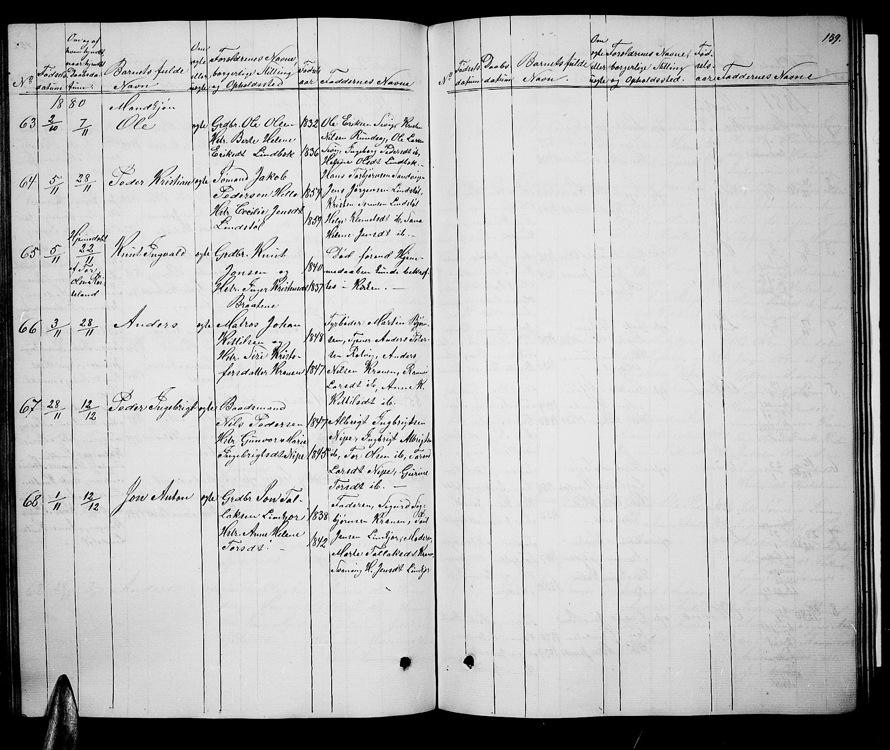 Søndeled sokneprestkontor, AV/SAK-1111-0038/F/Fb/L0004: Parish register (copy) no. B 4, 1857-1884, p. 159