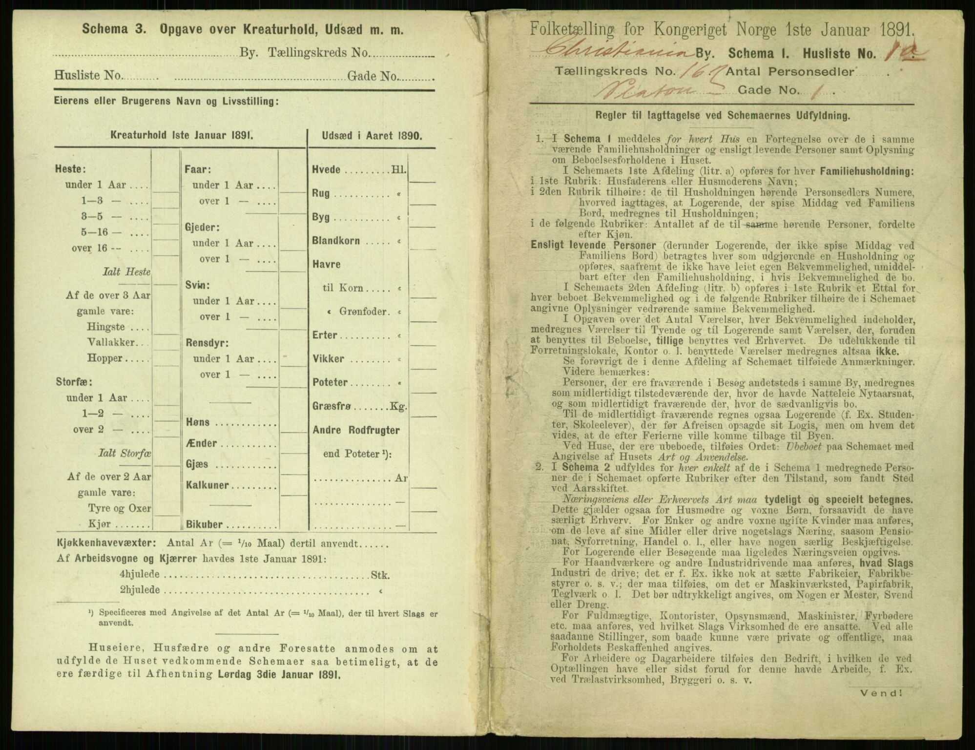 RA, 1891 census for 0301 Kristiania, 1891, p. 92521