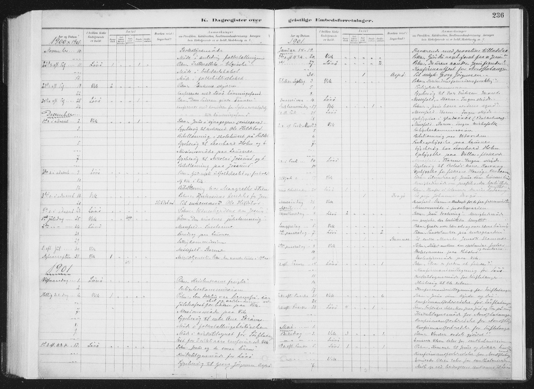 Ministerialprotokoller, klokkerbøker og fødselsregistre - Nord-Trøndelag, SAT/A-1458/771/L0597: Parish register (official) no. 771A04, 1885-1910, p. 236