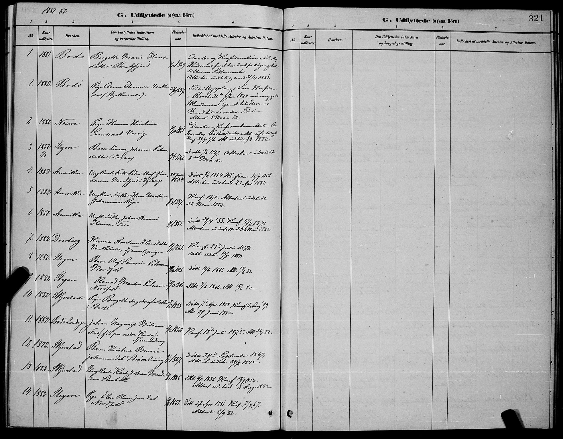 Ministerialprotokoller, klokkerbøker og fødselsregistre - Nordland, AV/SAT-A-1459/853/L0772: Parish register (official) no. 853A11, 1881-1900, p. 321