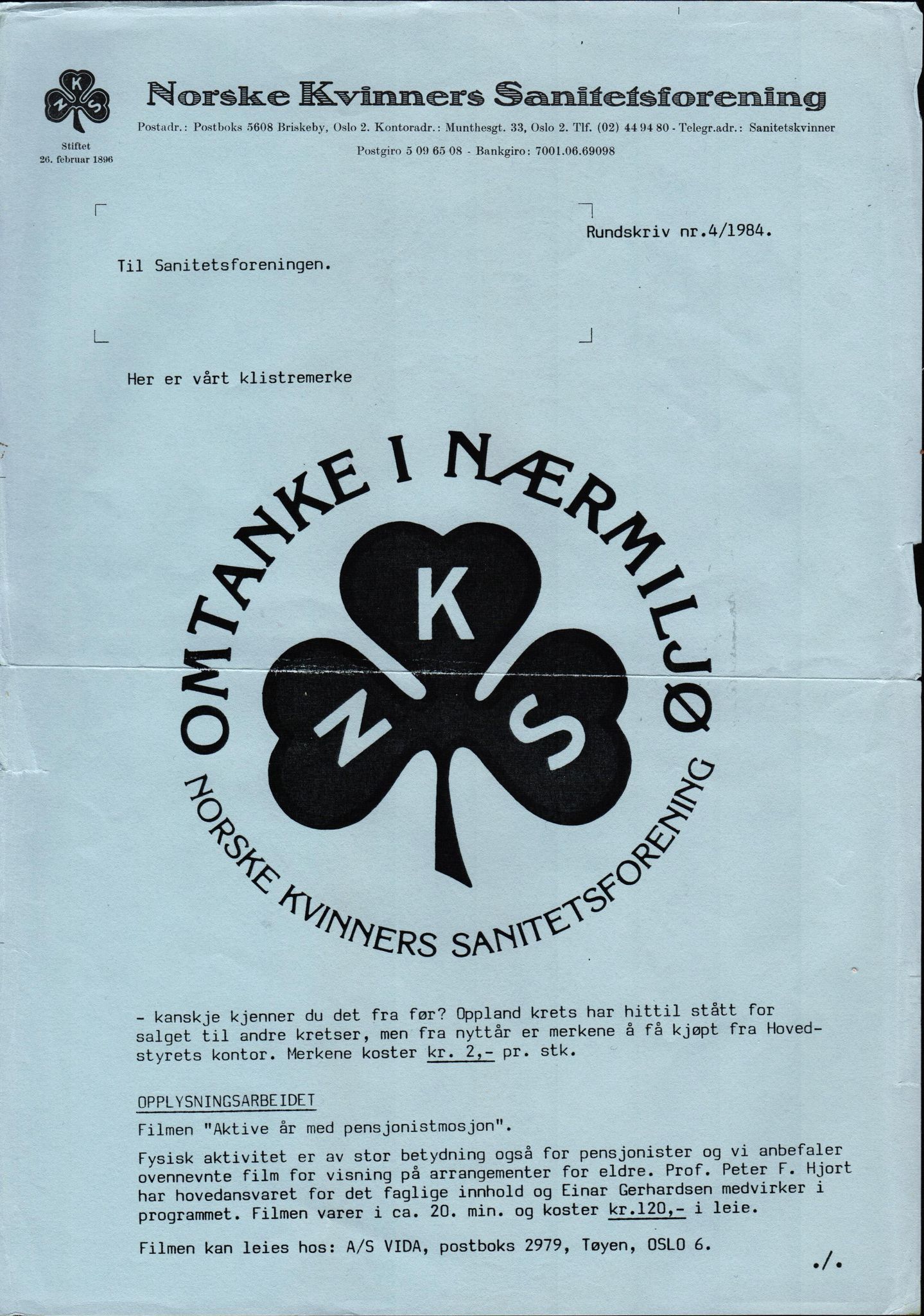 Øksfjord sanitetsforening , FMFB/A-1200/Aa/L0002: Møteprotokoll, 1964-1986, p. 189