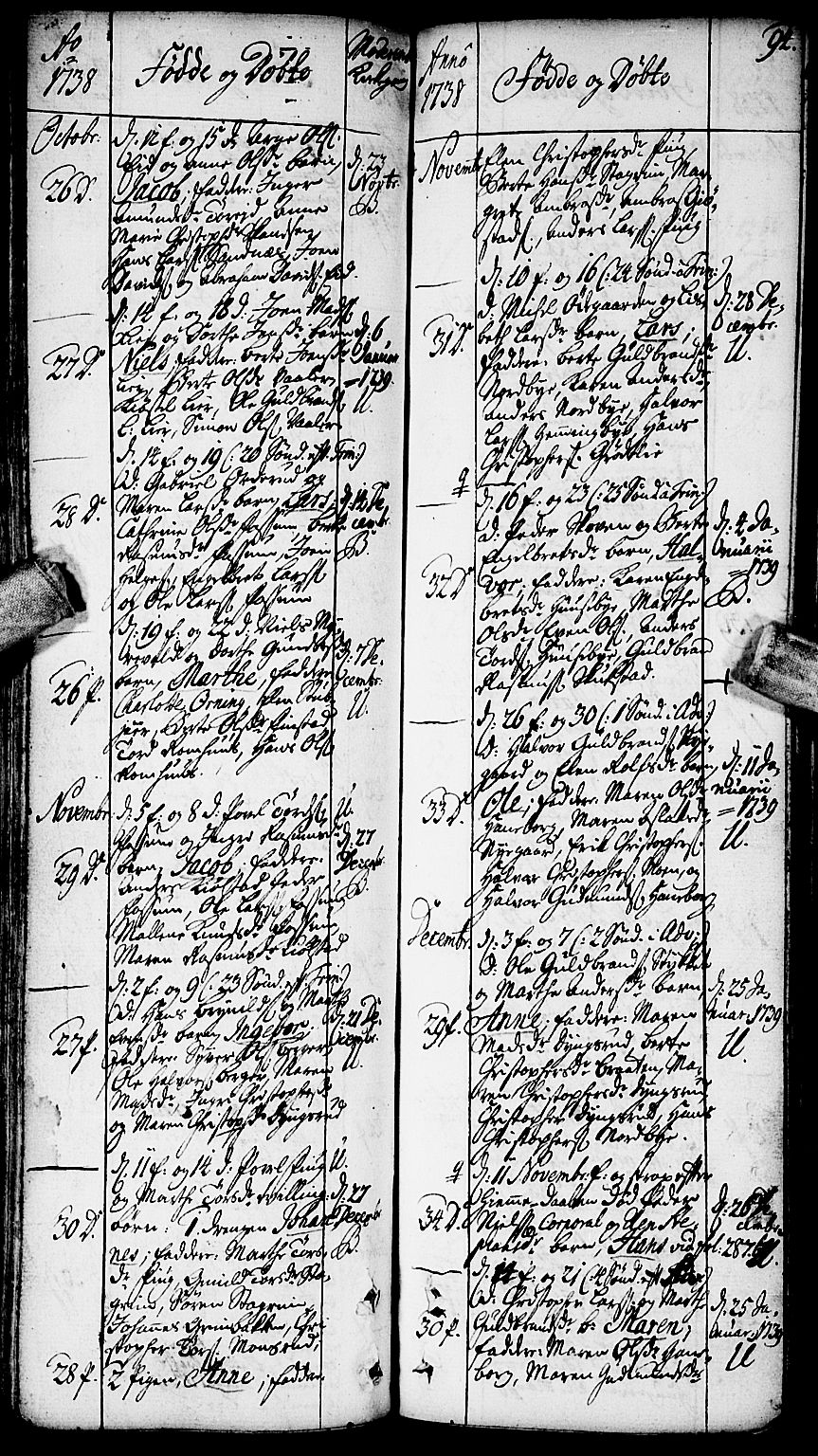 Aurskog prestekontor Kirkebøker, AV/SAO-A-10304a/F/Fa/L0002: Parish register (official) no. I 2, 1735-1766, p. 94