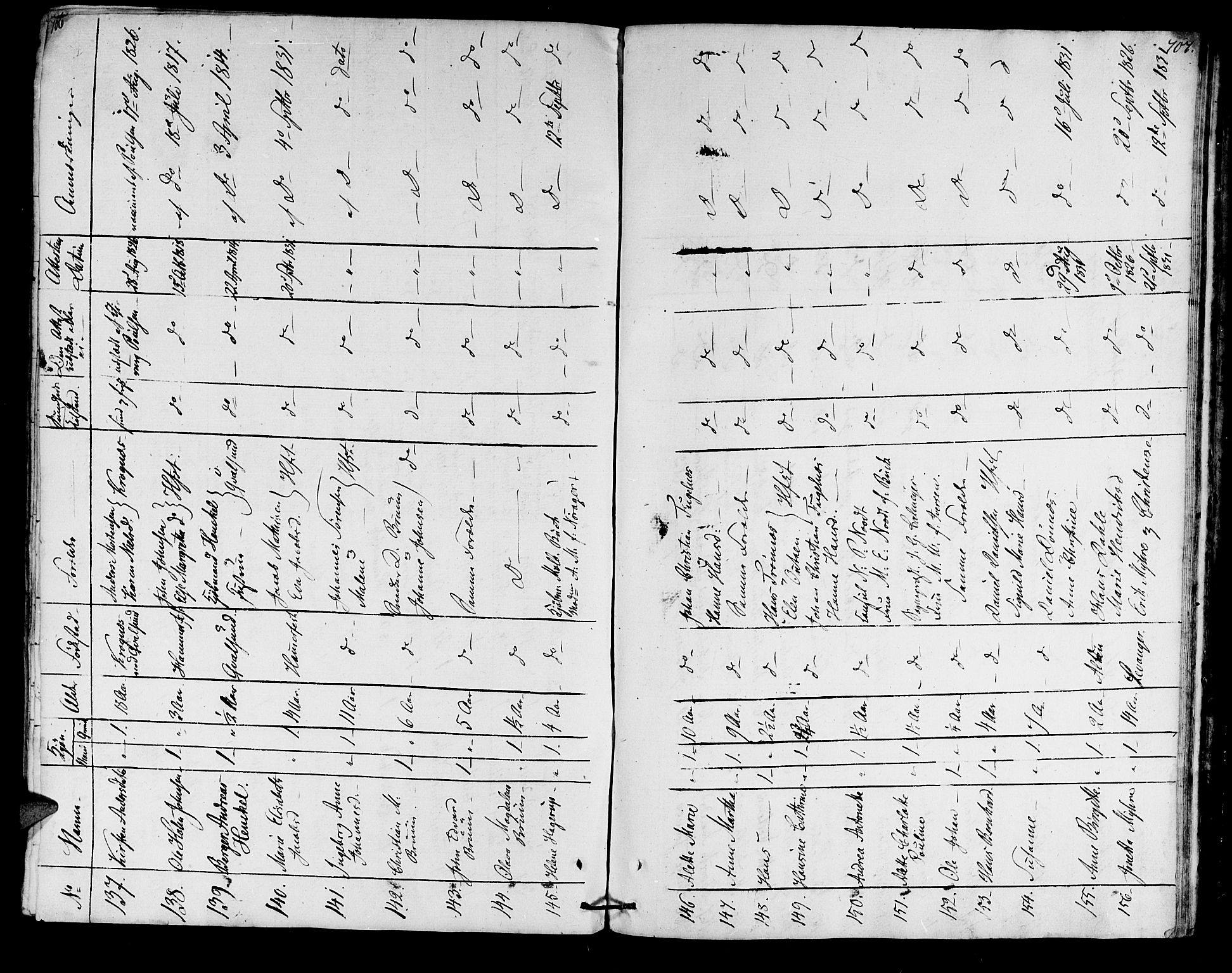 Måsøy sokneprestkontor, AV/SATØ-S-1348/H/Ha/L0001kirke: Parish register (official) no. 1, 1806-1851, p. 706-707