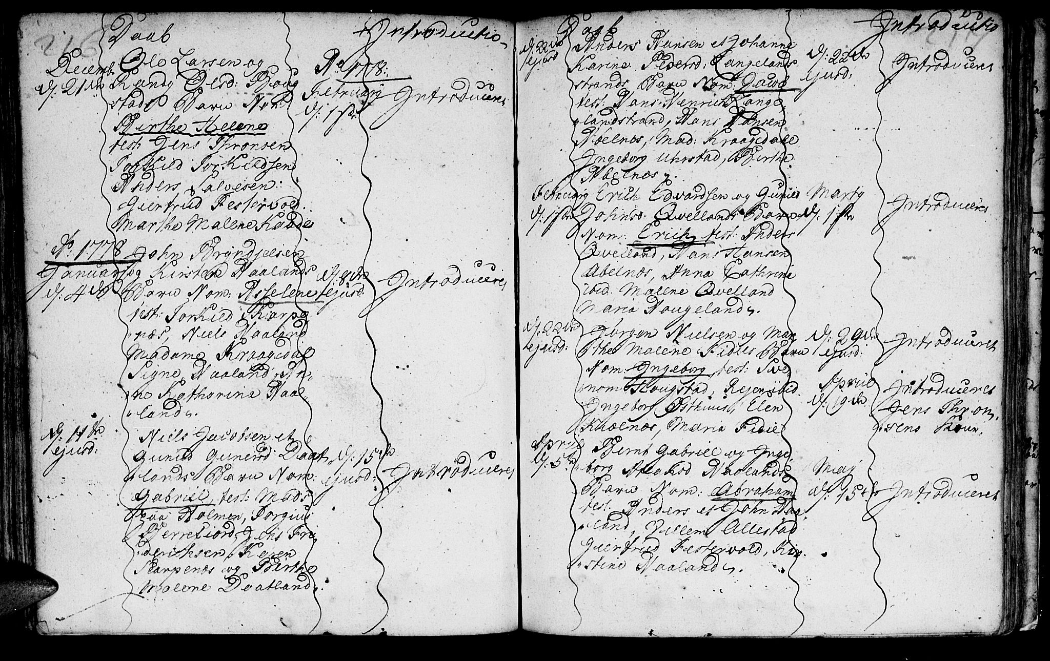 Flekkefjord sokneprestkontor, SAK/1111-0012/F/Fa/Fab/L0001: Parish register (official) no. A 1, 1750-1780, p. 216-217