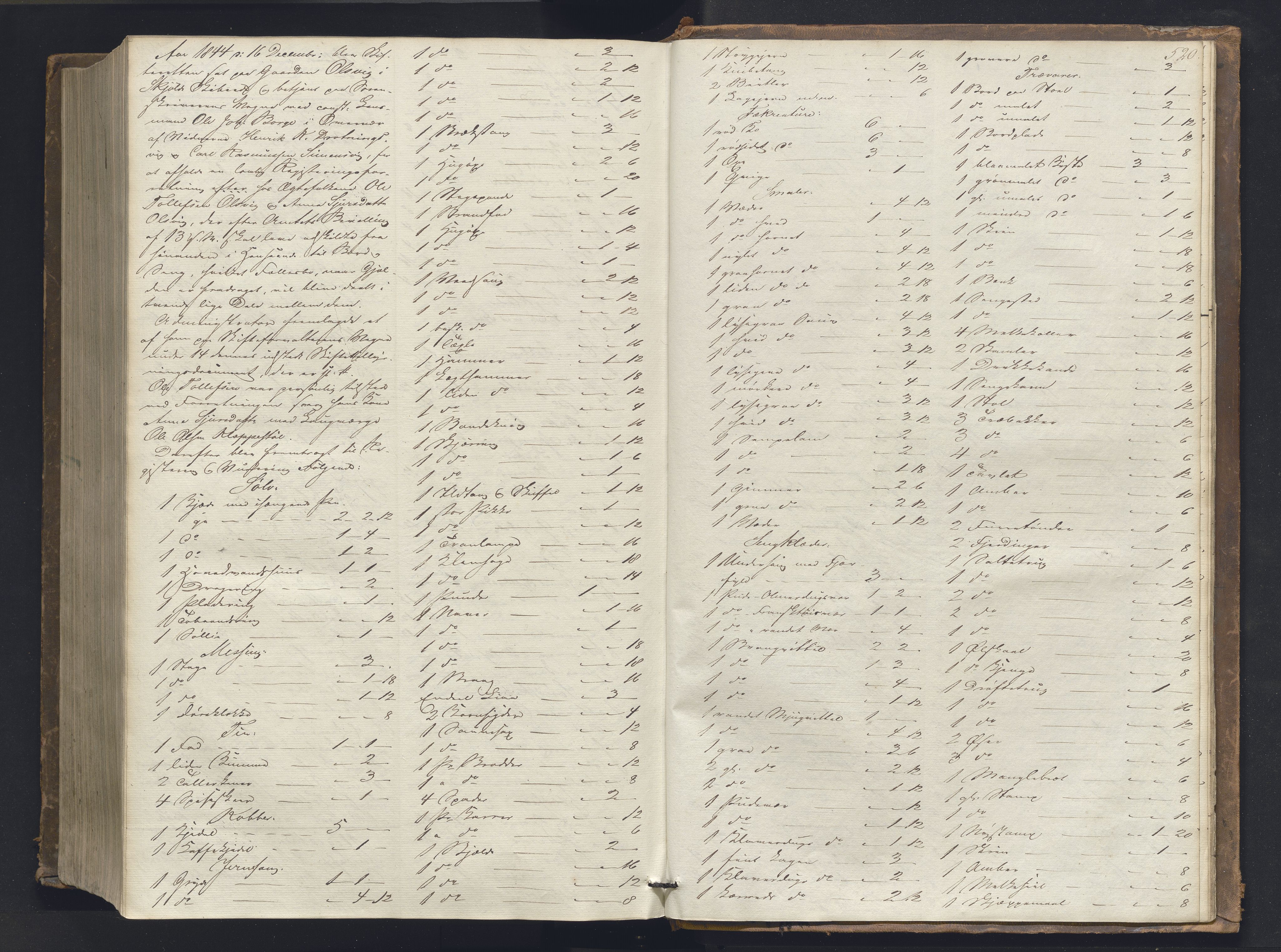 Nordhordland sorenskrivar, AV/SAB-A-2901/1/H/Hb/L0001: Registreringsprotokollar, 1841-1845, p. 520