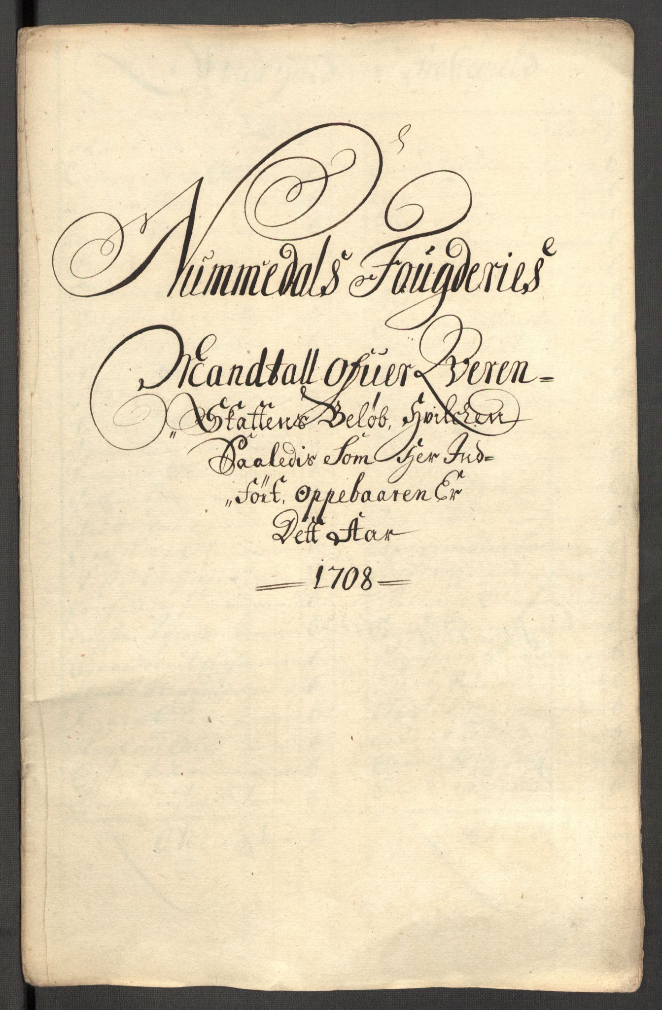 Rentekammeret inntil 1814, Reviderte regnskaper, Fogderegnskap, RA/EA-4092/R64/L4430: Fogderegnskap Namdal, 1707-1708, p. 332