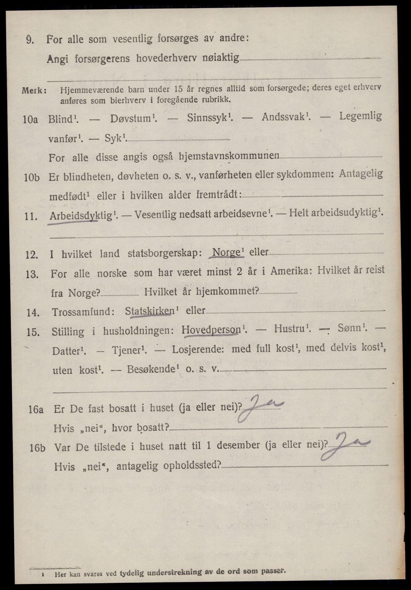 SAT, 1920 census for Aukra, 1920, p. 2498