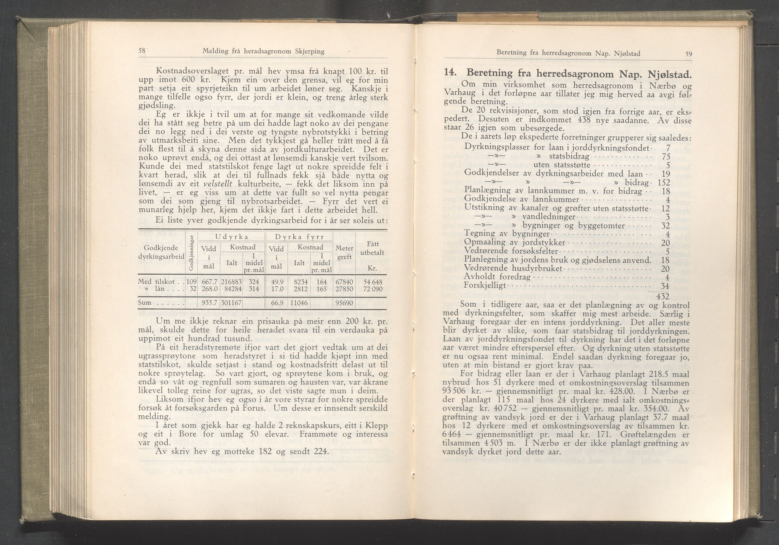 Rogaland fylkeskommune - Fylkesrådmannen , IKAR/A-900/A/Aa/Aaa/L0043: Møtebok , 1924, p. 58-59