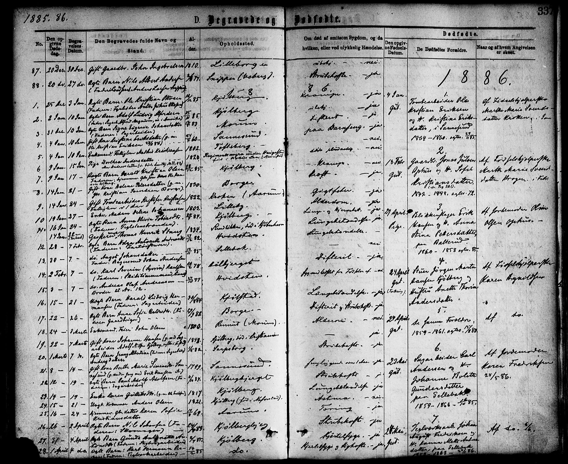 Borge prestekontor Kirkebøker, SAO/A-10903/F/Fa/L0007: Parish register (official) no. I 7, 1875-1886, p. 337