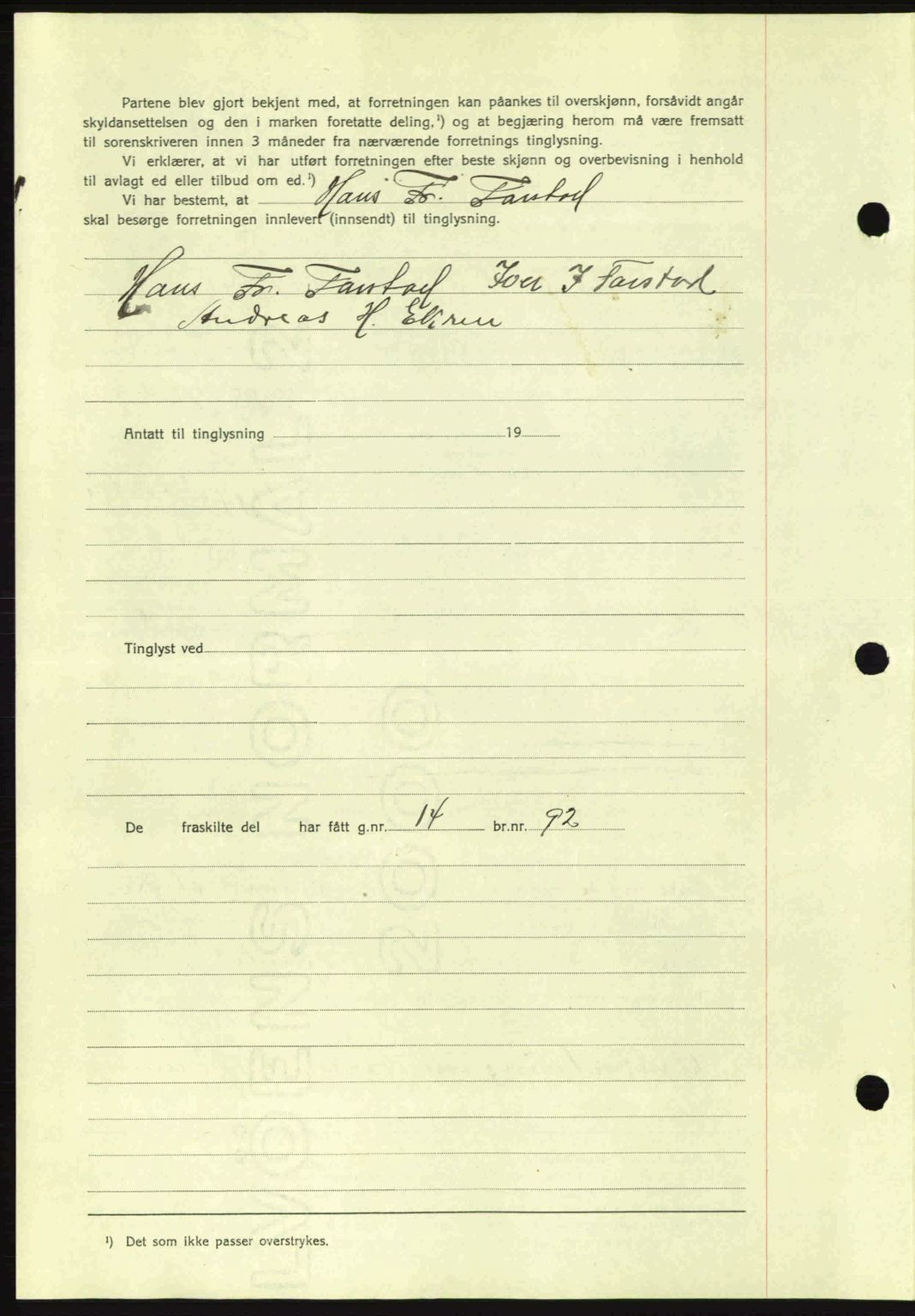 Romsdal sorenskriveri, AV/SAT-A-4149/1/2/2C: Mortgage book no. A12, 1942-1942, Diary no: : 782/1942