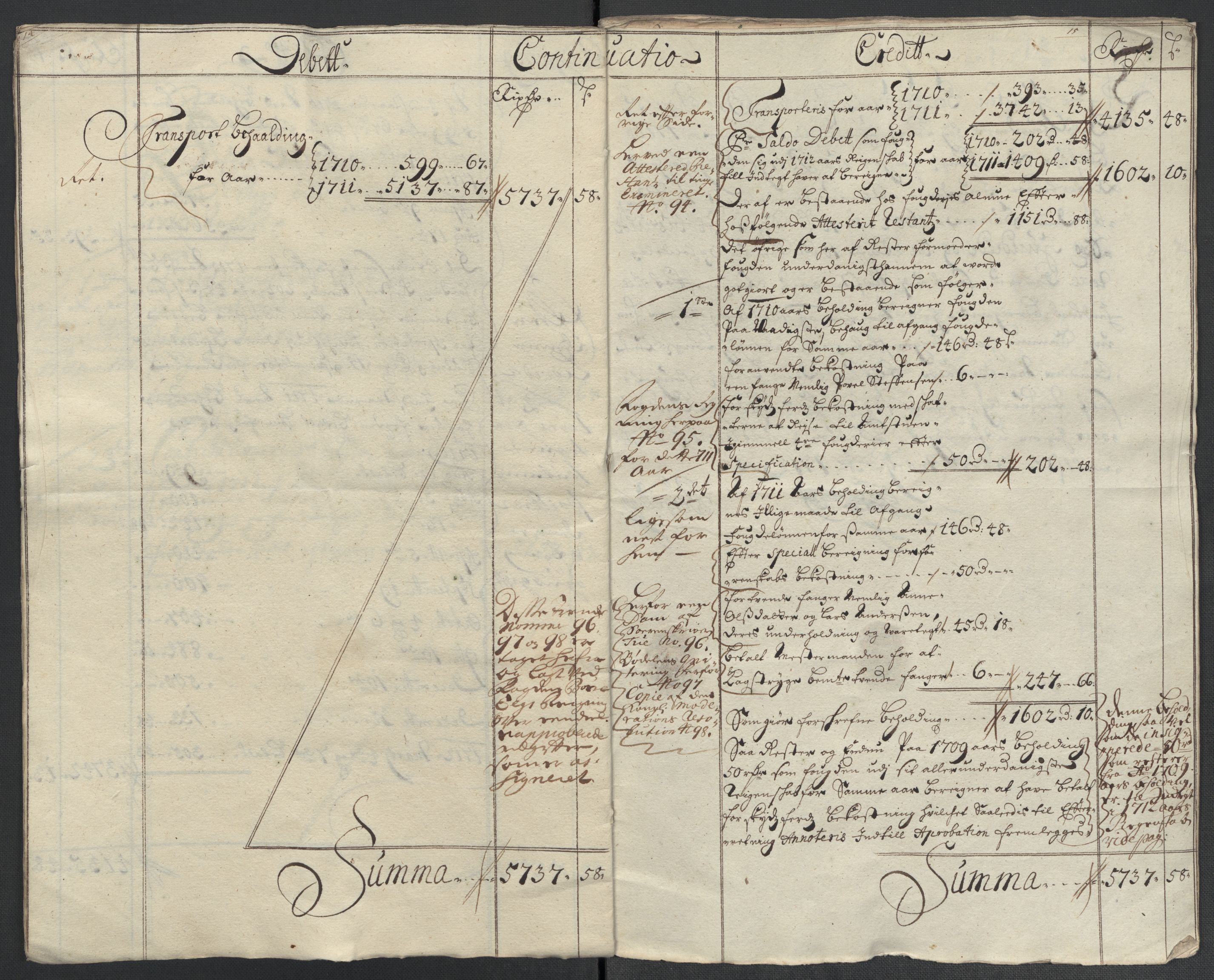 Rentekammeret inntil 1814, Reviderte regnskaper, Fogderegnskap, AV/RA-EA-4092/R55/L3660: Fogderegnskap Romsdal, 1711, p. 11