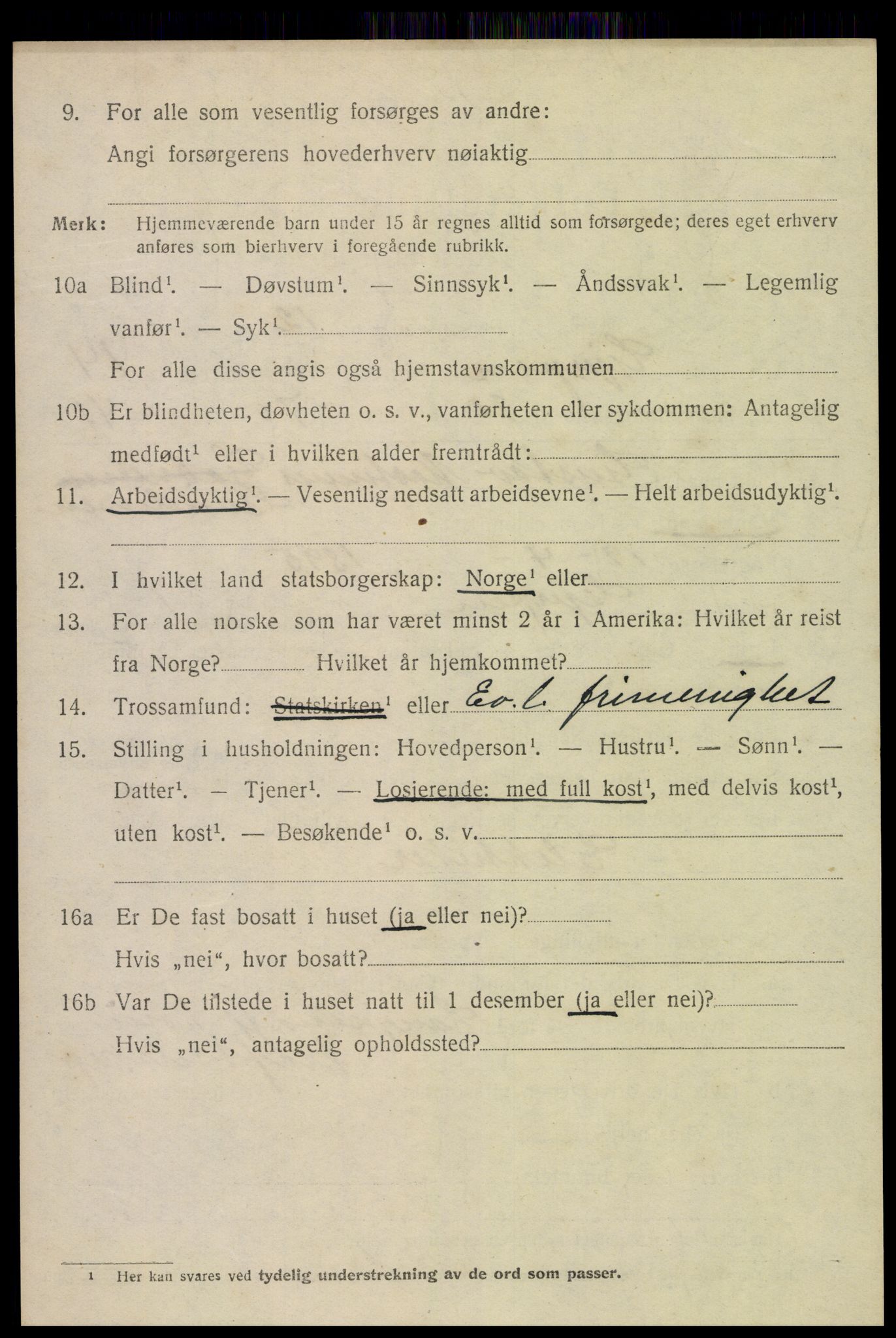 SAKO, 1920 census for Gjerpen, 1920, p. 16179