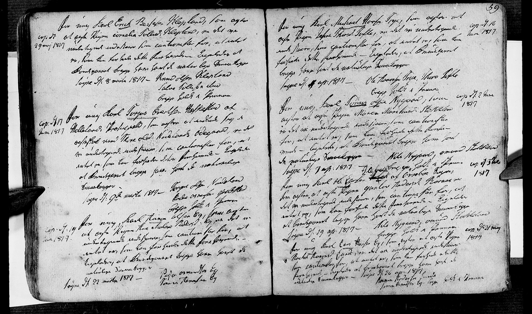 Søgne sokneprestkontor, AV/SAK-1111-0037/F/Fa/Fab/L0007: Parish register (official) no. A 7, 1791-1851, p. 59