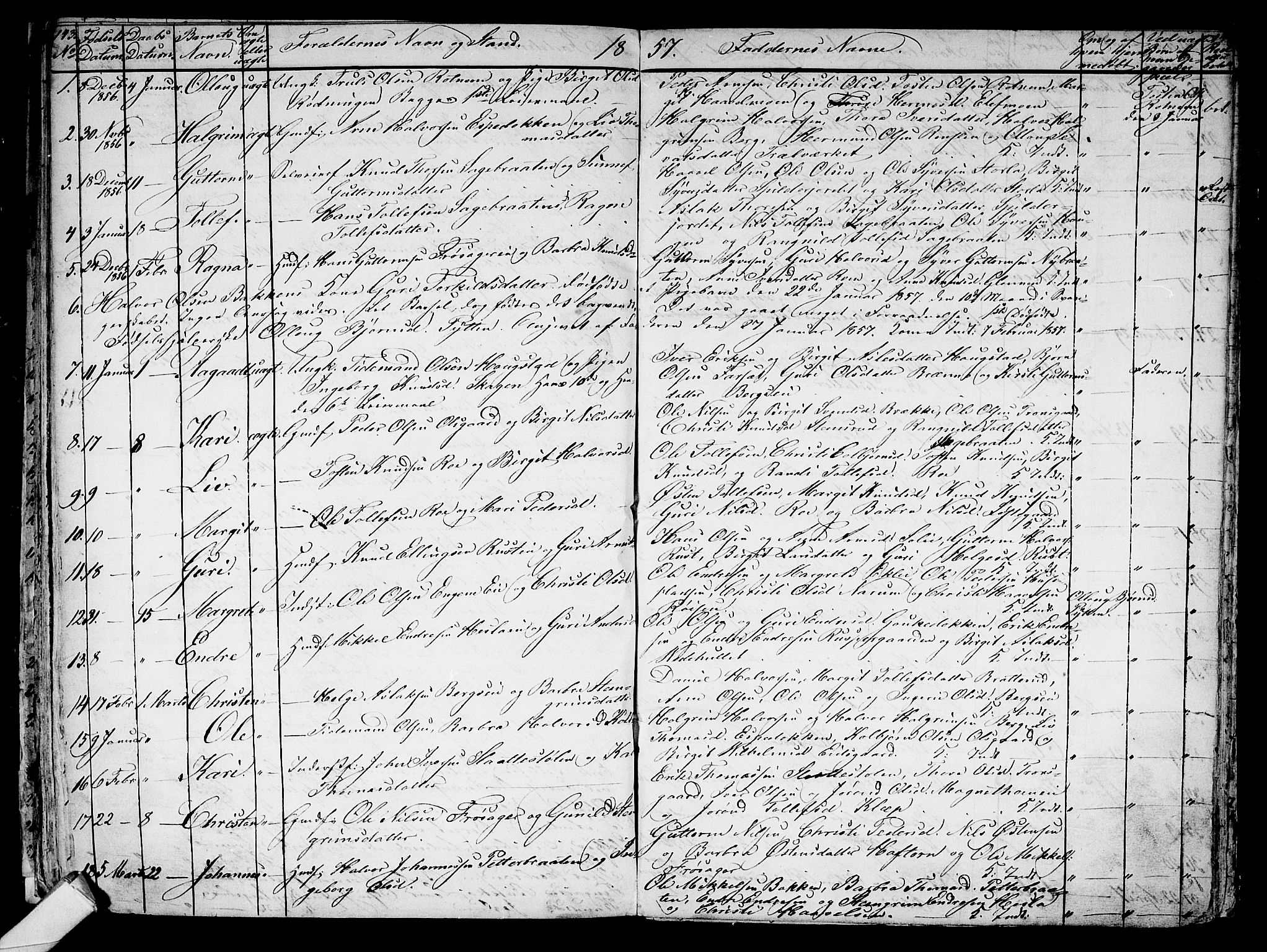 Gol kirkebøker, SAKO/A-226/G/Ga/L0001: Parish register (copy) no. I 1, 1841-1860, p. 143-144