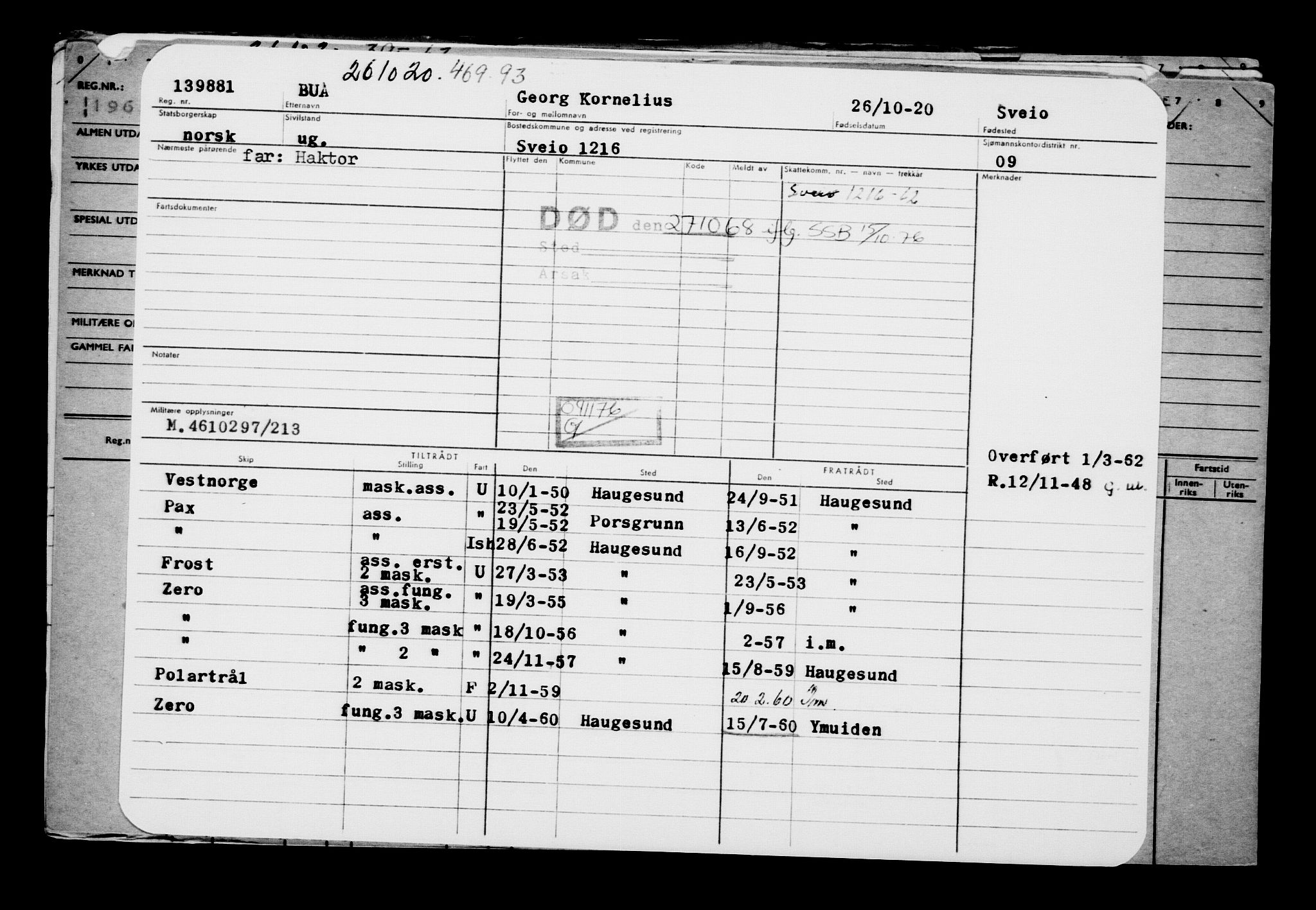 Direktoratet for sjømenn, AV/RA-S-3545/G/Gb/L0186: Hovedkort, 1920, p. 635