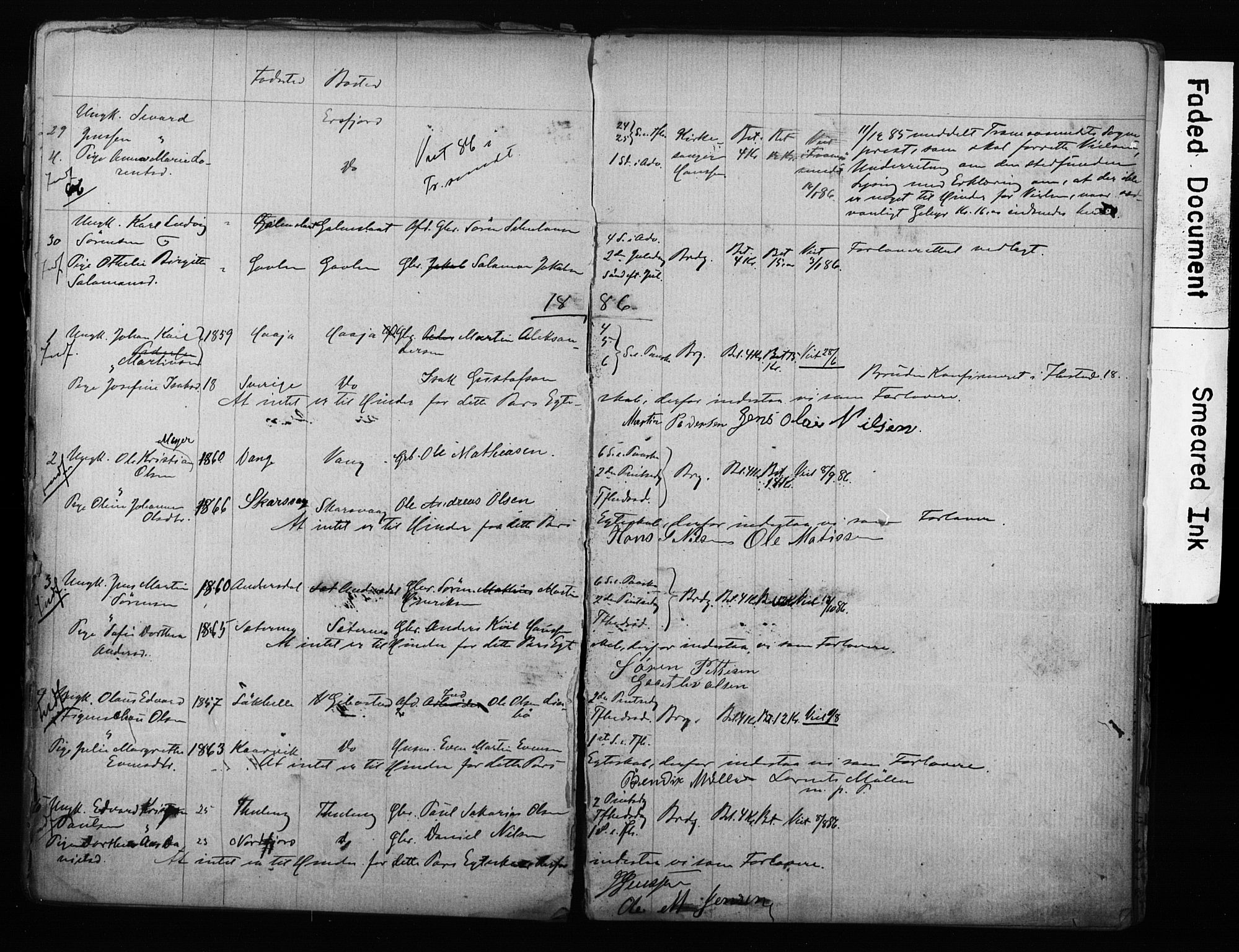 Lenvik sokneprestembete, AV/SATØ-S-1310/I/Ie/L0095: Banns register no. 95, 1868-1890