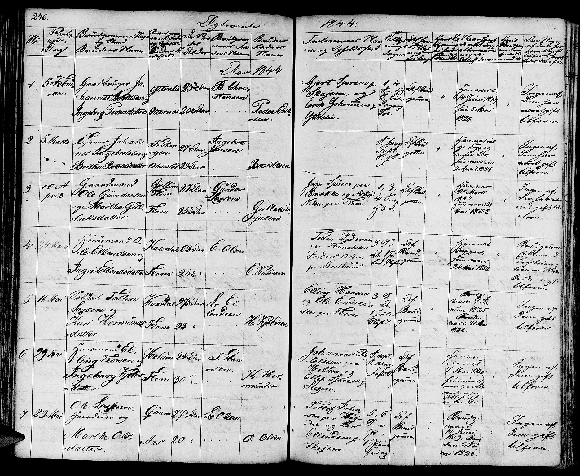 Aurland sokneprestembete, AV/SAB-A-99937/H/Ha/Haa/L0006: Parish register (official) no. A 6, 1821-1859, p. 246