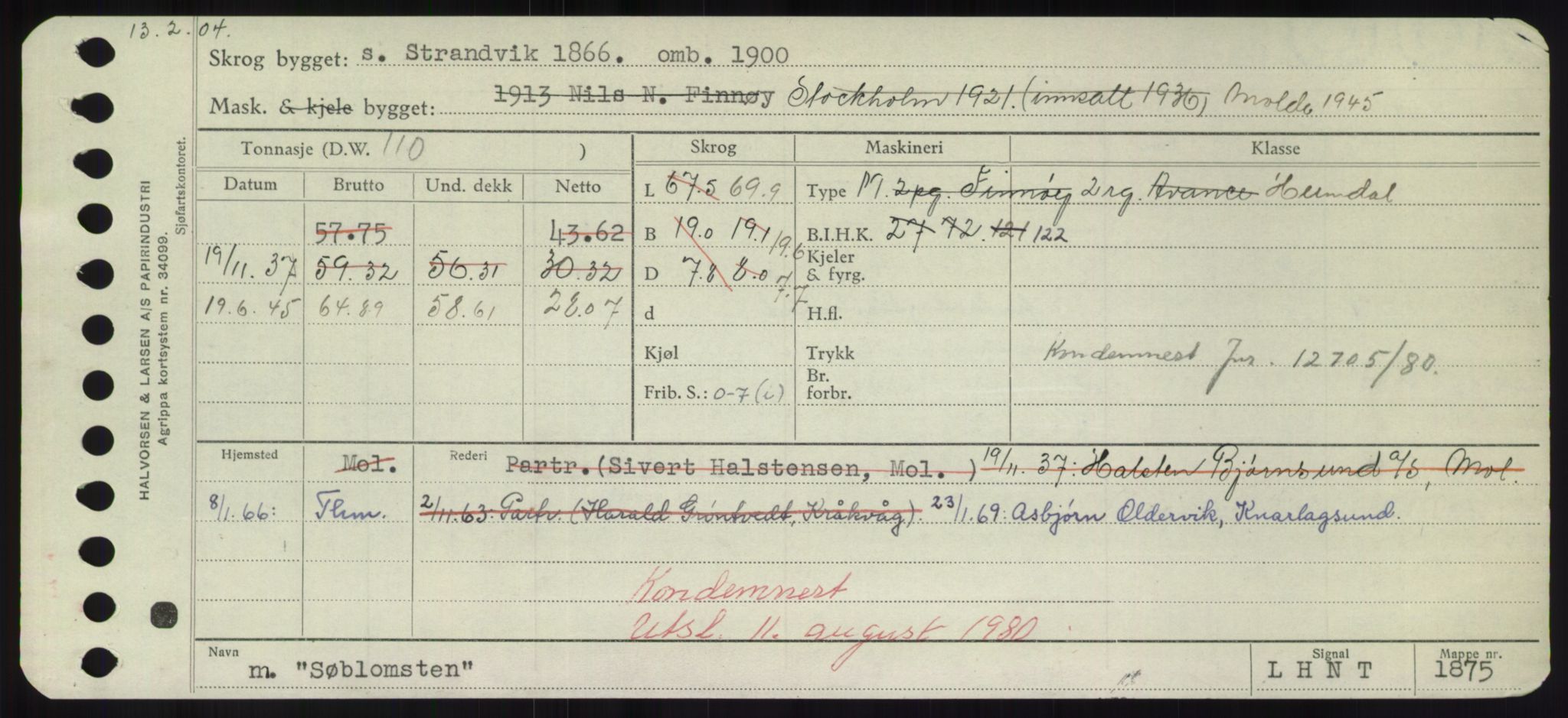 Sjøfartsdirektoratet med forløpere, Skipsmålingen, AV/RA-S-1627/H/Hd/L0037: Fartøy, Su-Så, p. 521