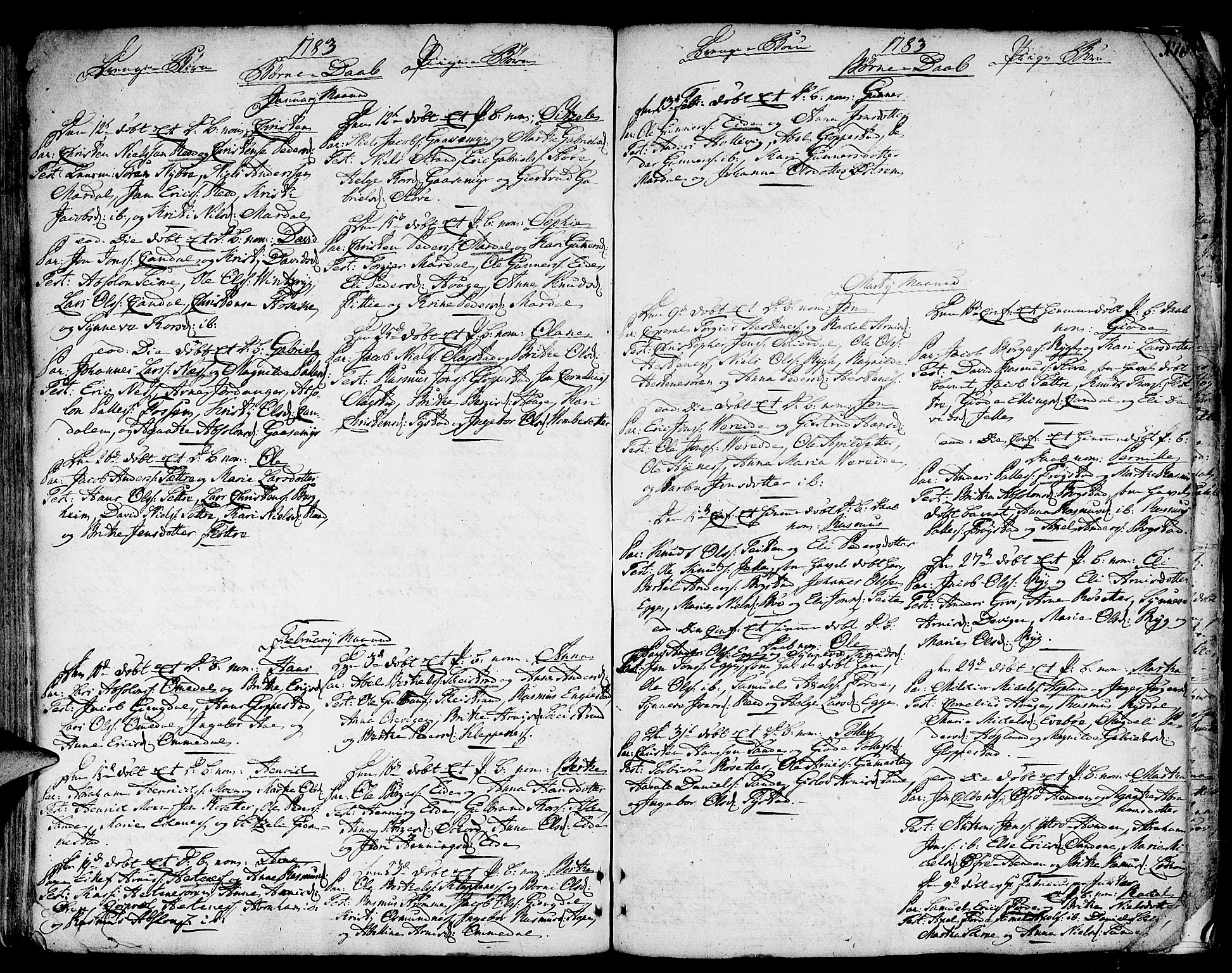 Gloppen sokneprestembete, AV/SAB-A-80101/H/Haa/Haaa/L0004: Parish register (official) no. A 4, 1758-1784, p. 176