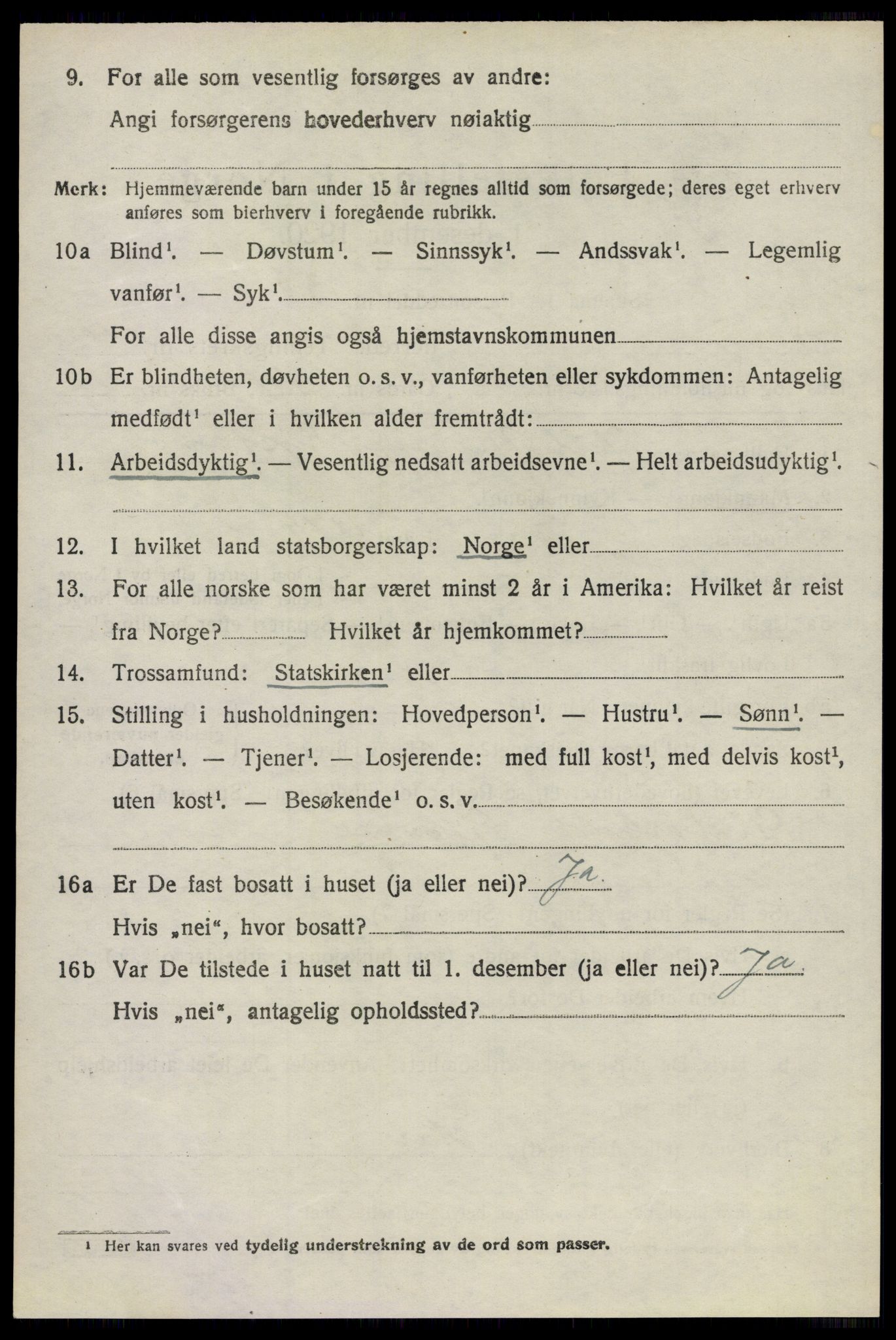 SAO, 1920 census for Sørum, 1920, p. 3504