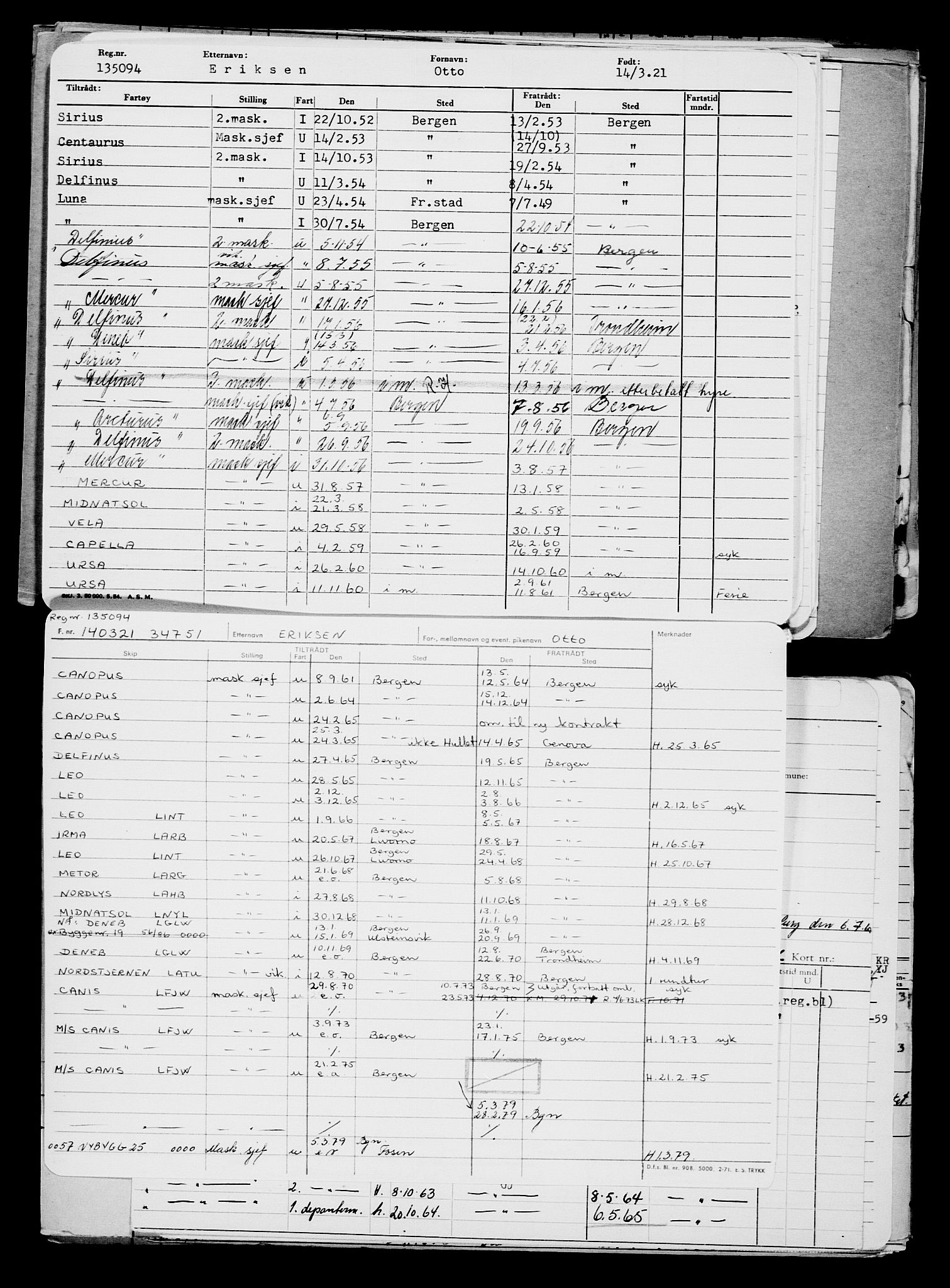 Direktoratet for sjømenn, AV/RA-S-3545/G/Gb/L0191: Hovedkort, 1921, p. 366