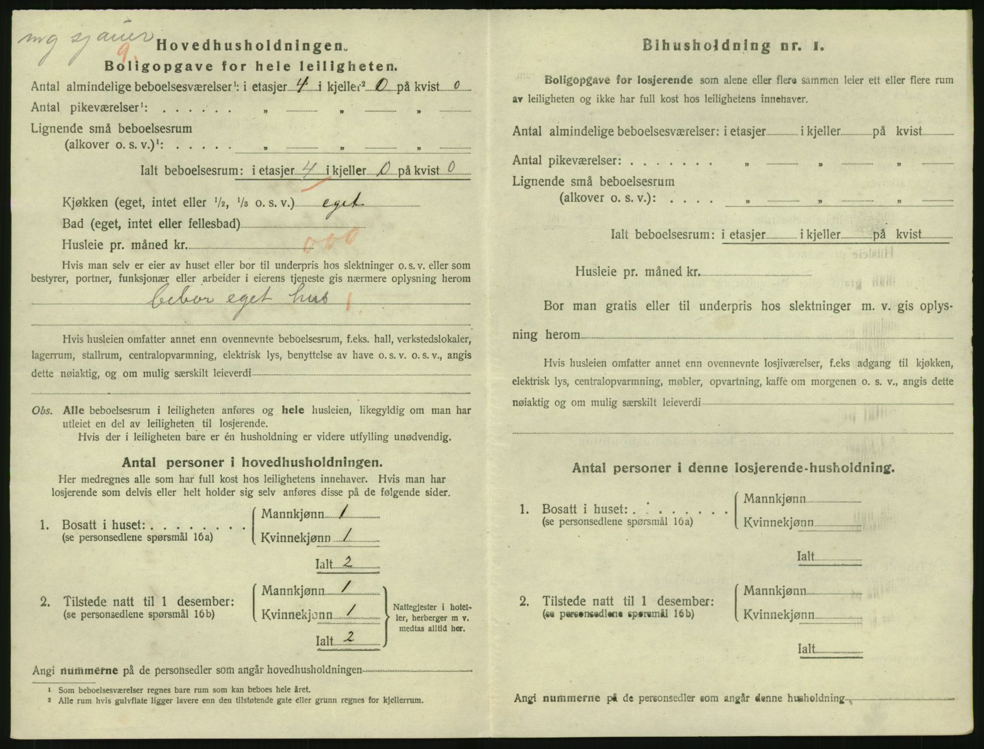 SAK, 1920 census for Tvedestrand, 1920, p. 662