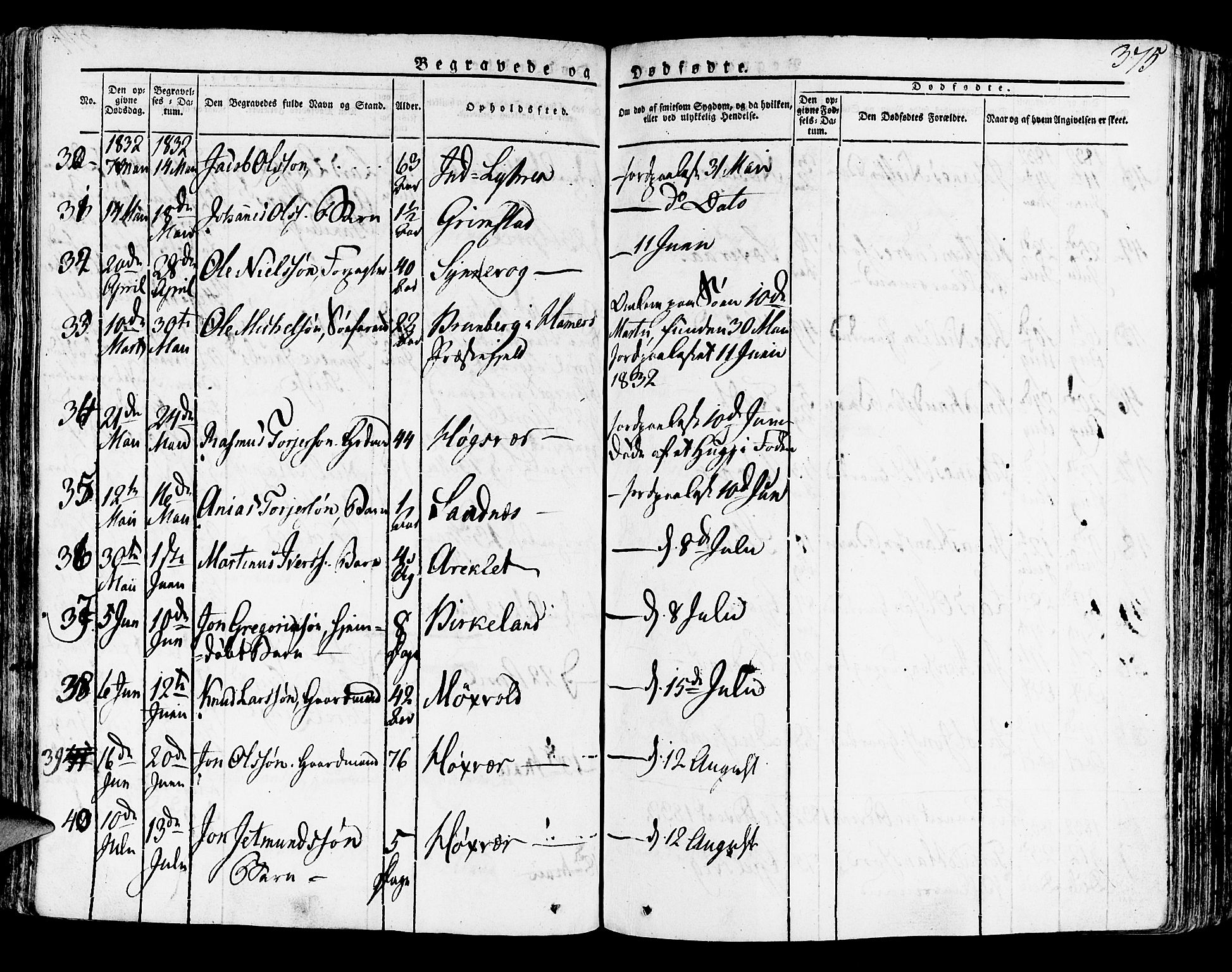 Lindås Sokneprestembete, SAB/A-76701/H/Haa: Parish register (official) no. A 8, 1823-1836, p. 375