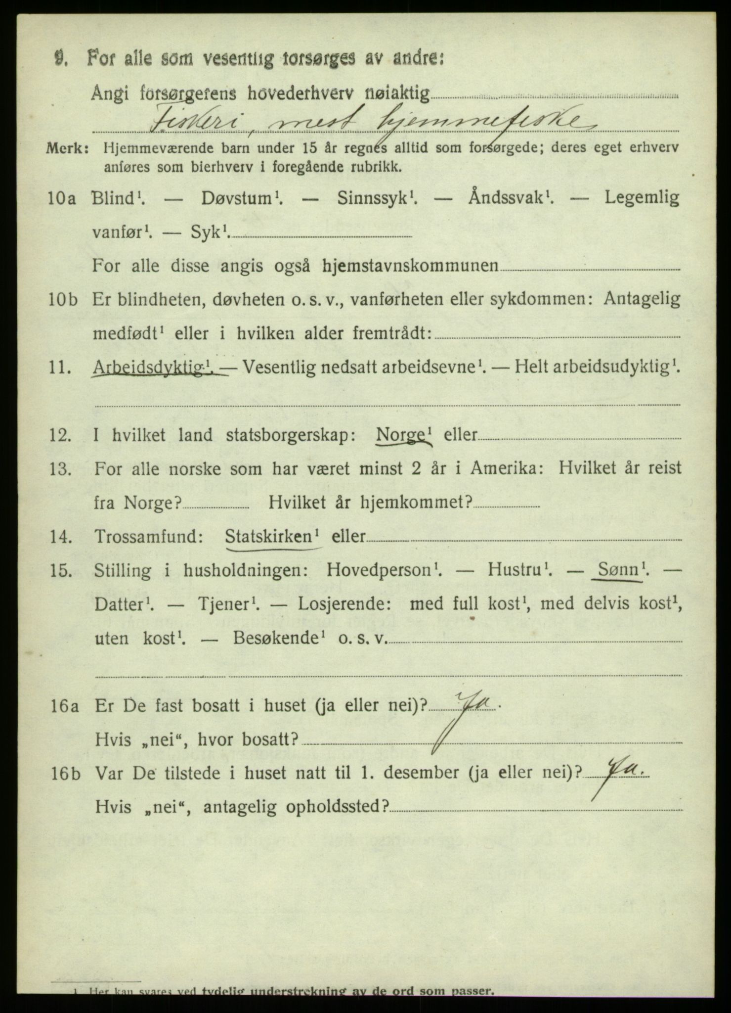 SAB, 1920 census for Askøy, 1920, p. 13179